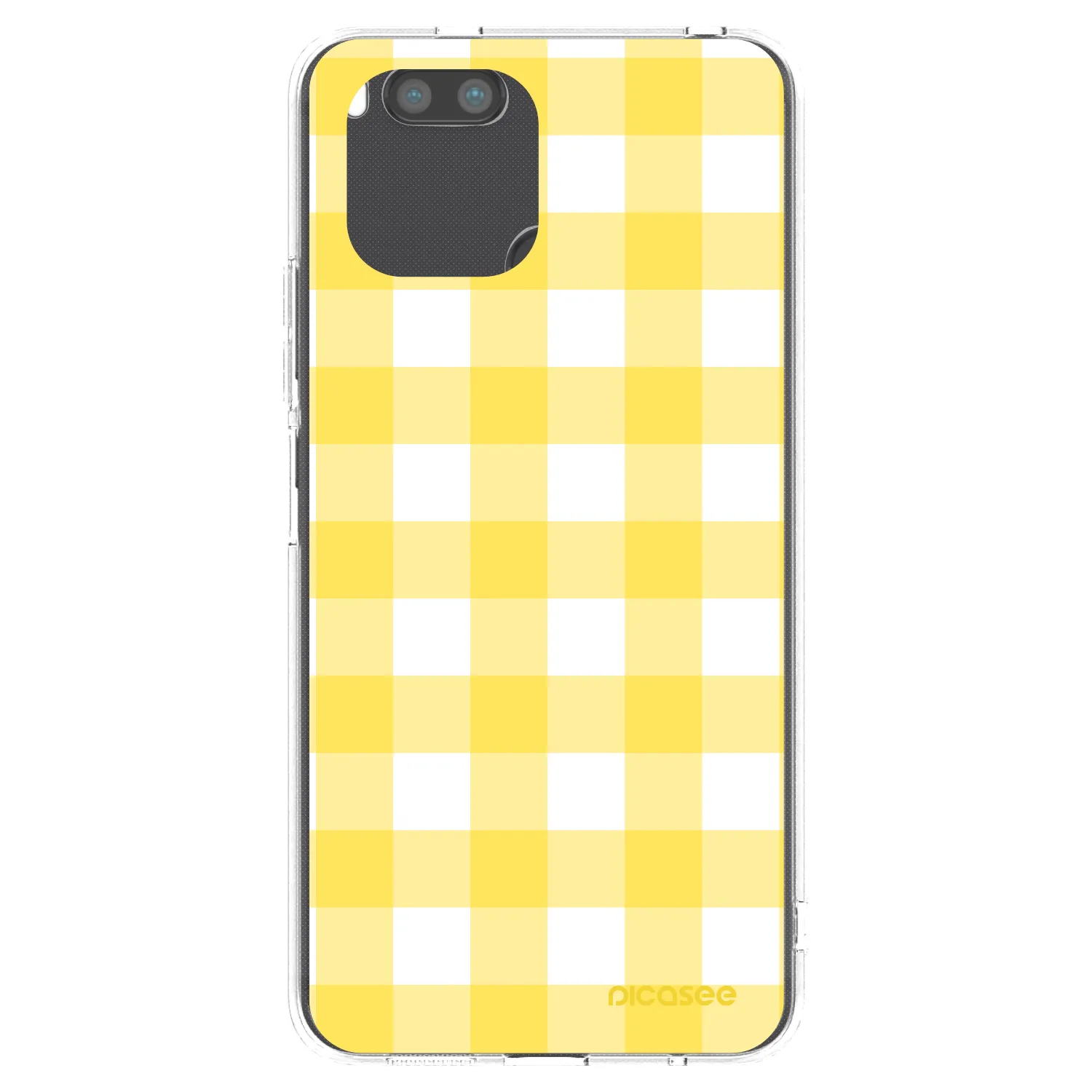 Picasee silikónový prehľadný obal pre Xiaomi Redmi A1 - Gride lemon