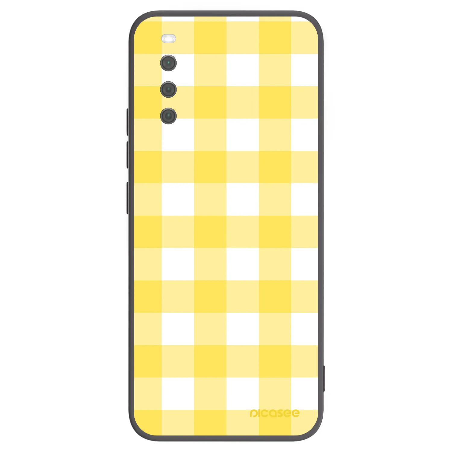 Picasee silikónový čierny obal pre Sony Xperia 10 III - Gride lemon