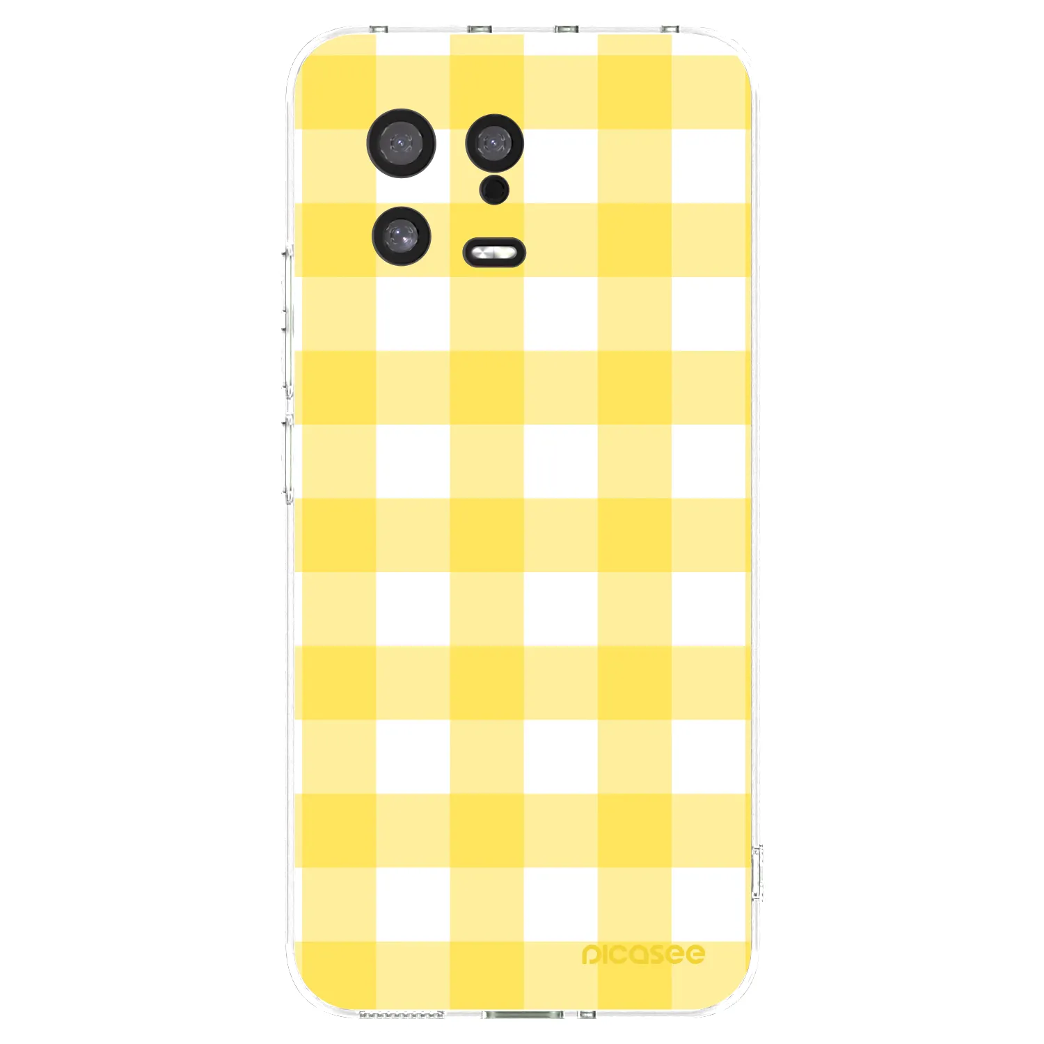 Picasee silikónový prehľadný obal pre Xiaomi 13 - Gride lemon