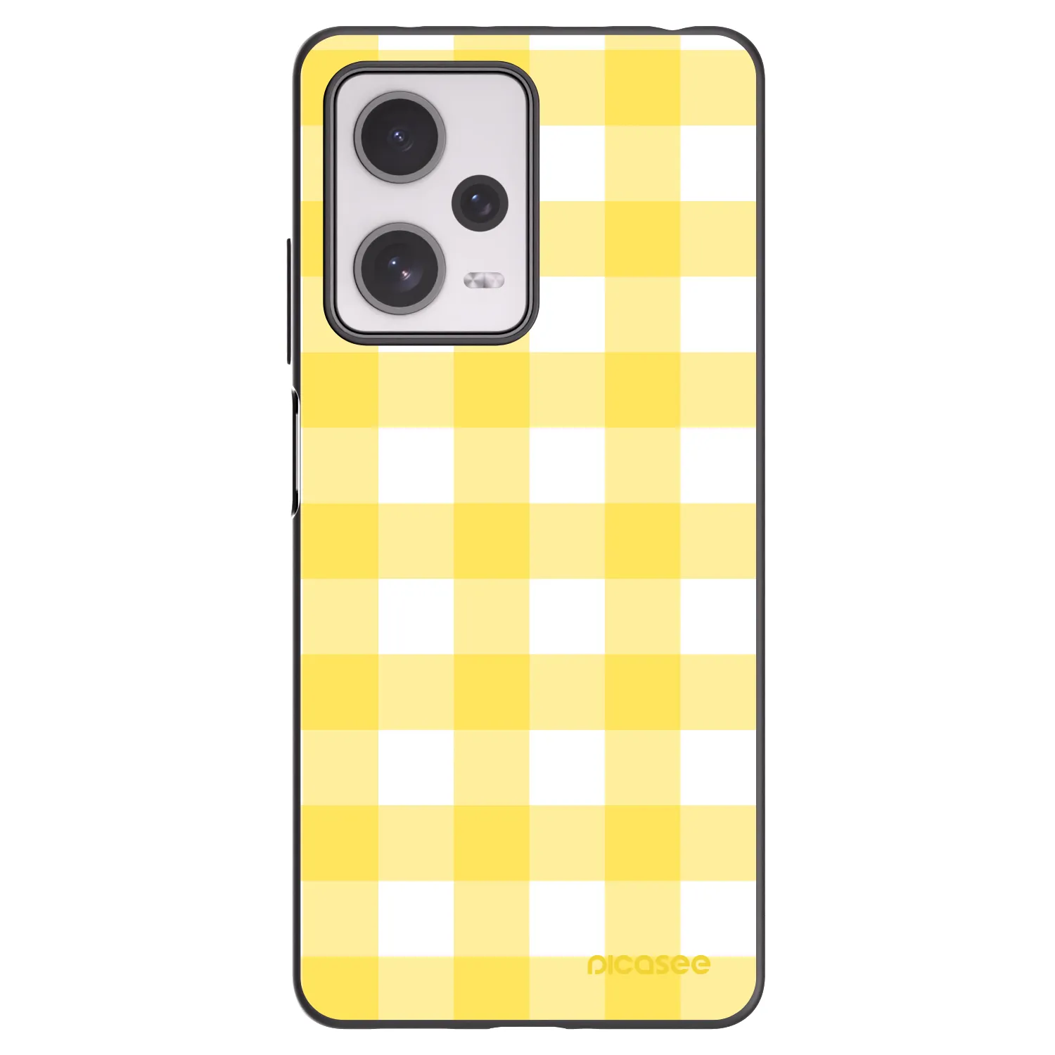Picasee silikónový čierny obal pre Xiaomi Redmi Note 12 Pro+ 5G - Gride lemon