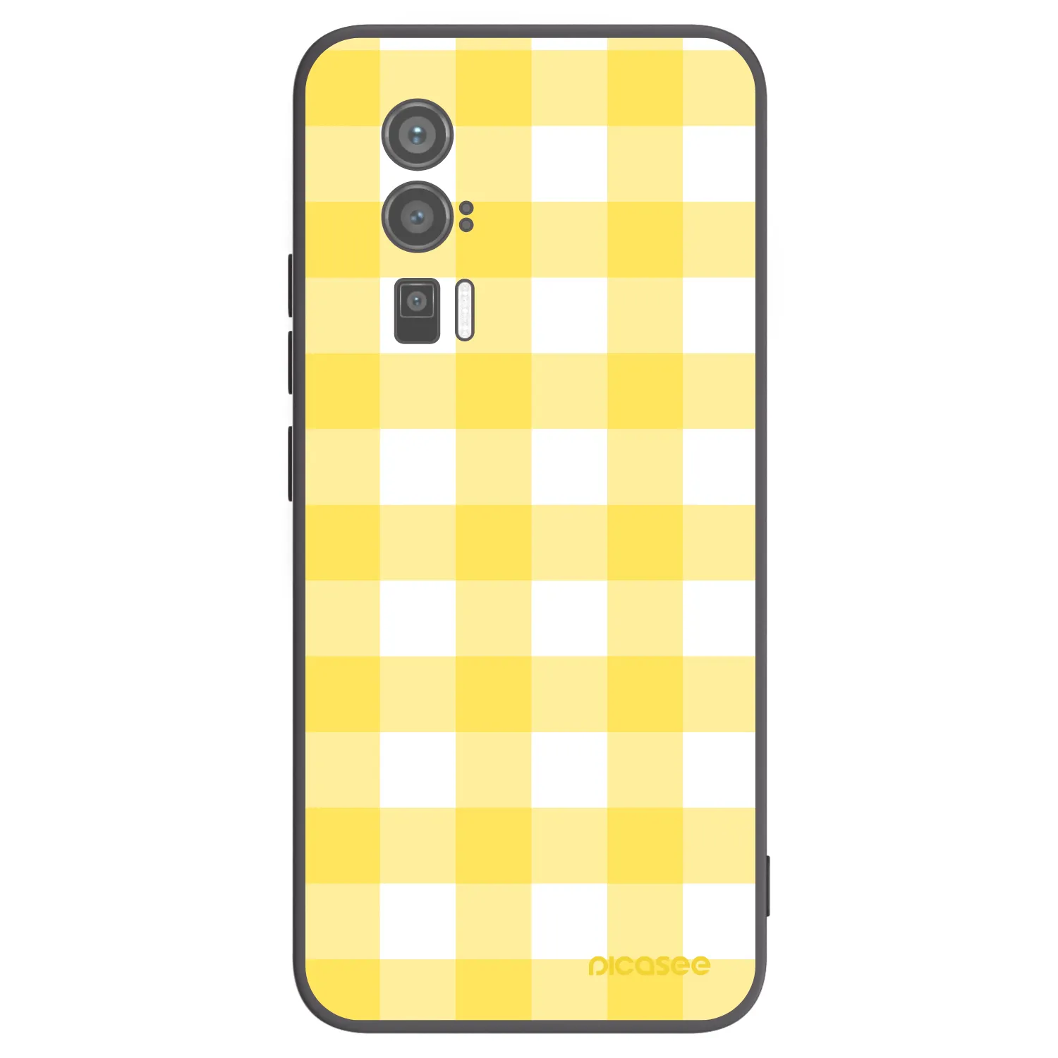 Picasee silikónový čierny obal pre Xiaomi Poco F5 Pro 5G - Gride lemon