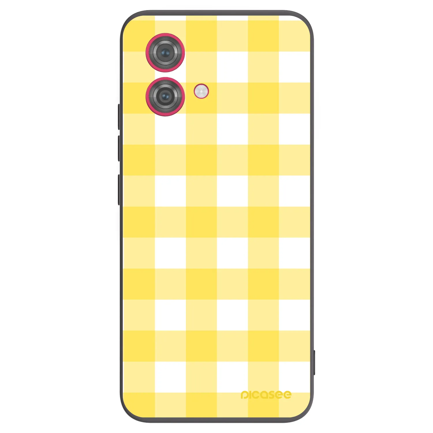 Picasee silikónový čierny obal pre Motorola Moto G84 5G - Gride lemon