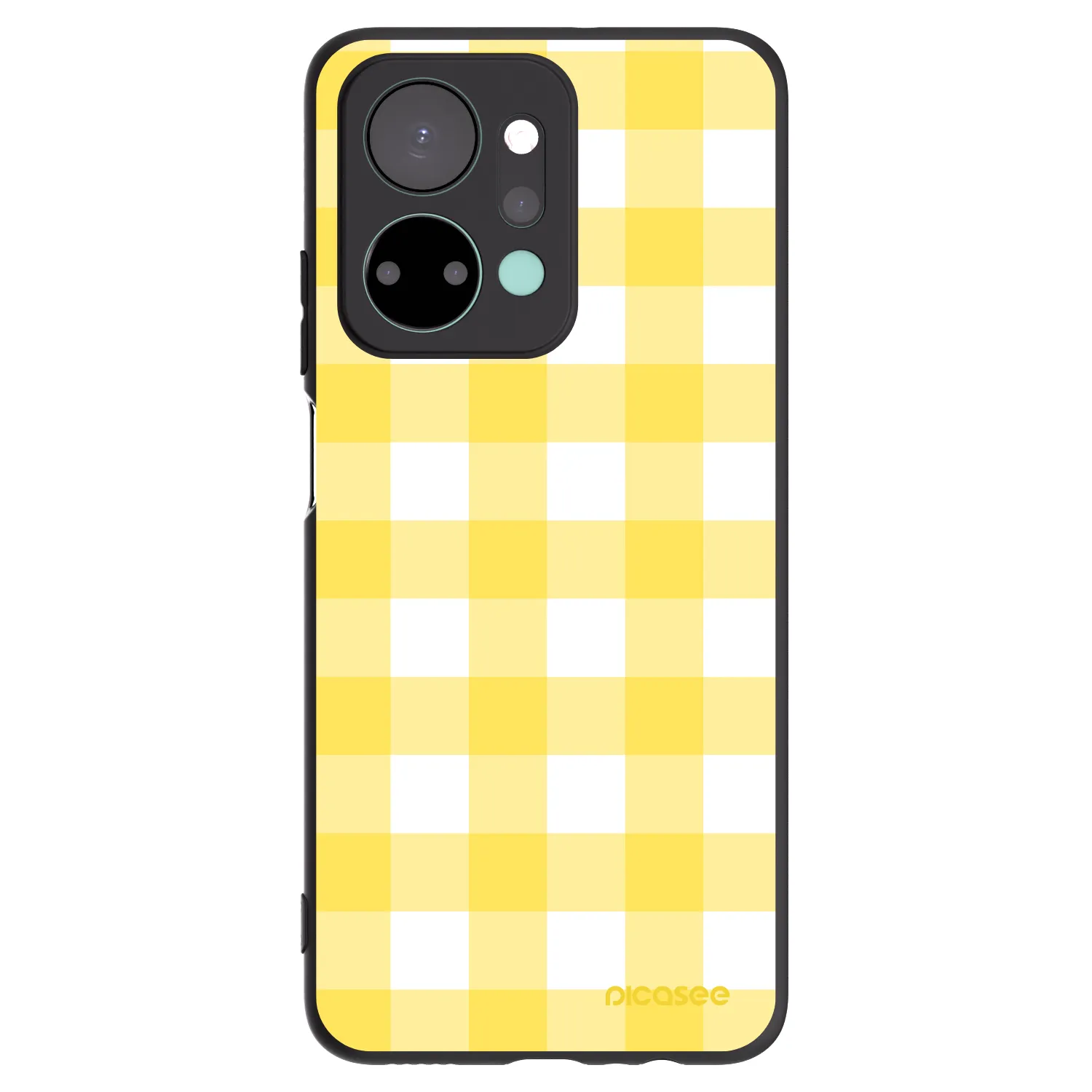 Picasee silikónový čierny obal pre Honor X7a - Gride lemon