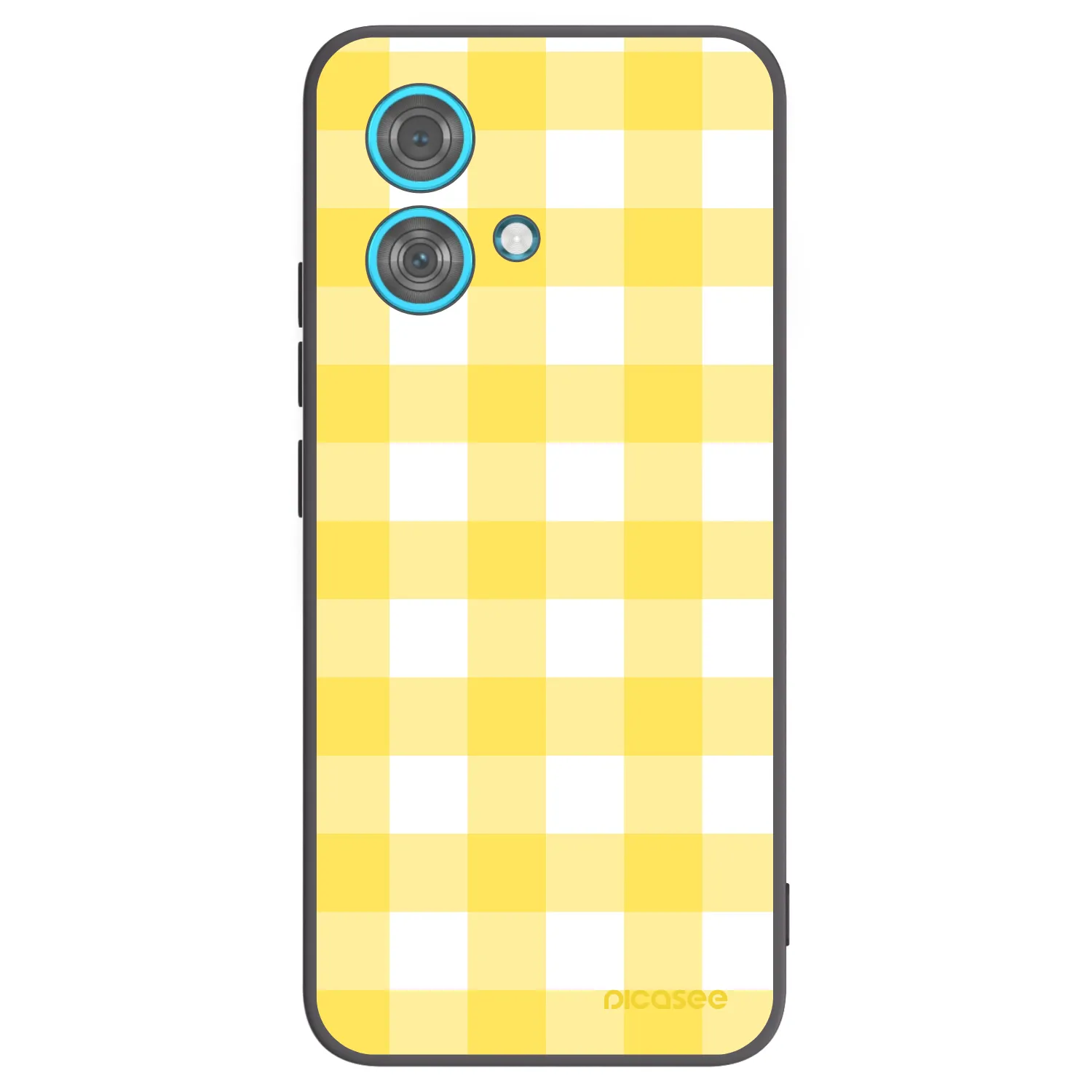 Picasee silikónový čierny obal pre Motorola Edge 40 Neo - Gride lemon