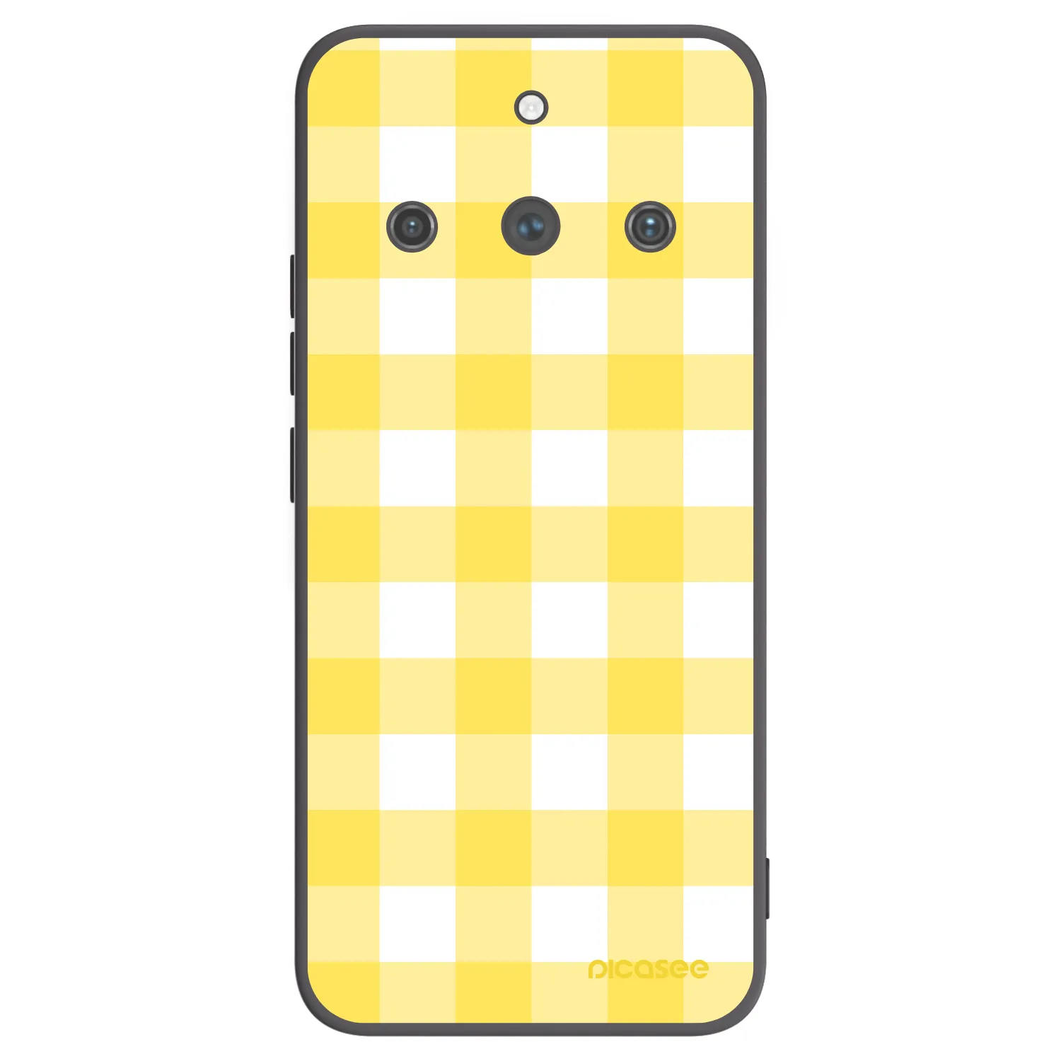 Picasee silikónový čierny obal pre Realme 11 Pro+ - Gride lemon