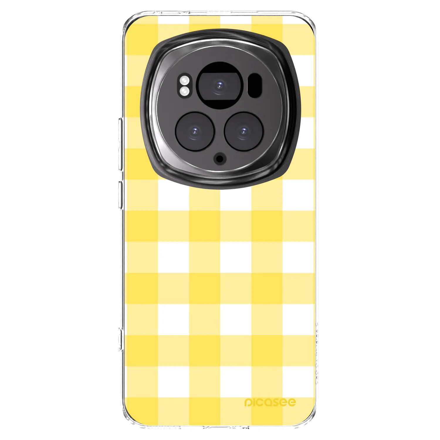 Picasee silikónový prehľadný obal pre Honor Magic6 Pro - Gride lemon