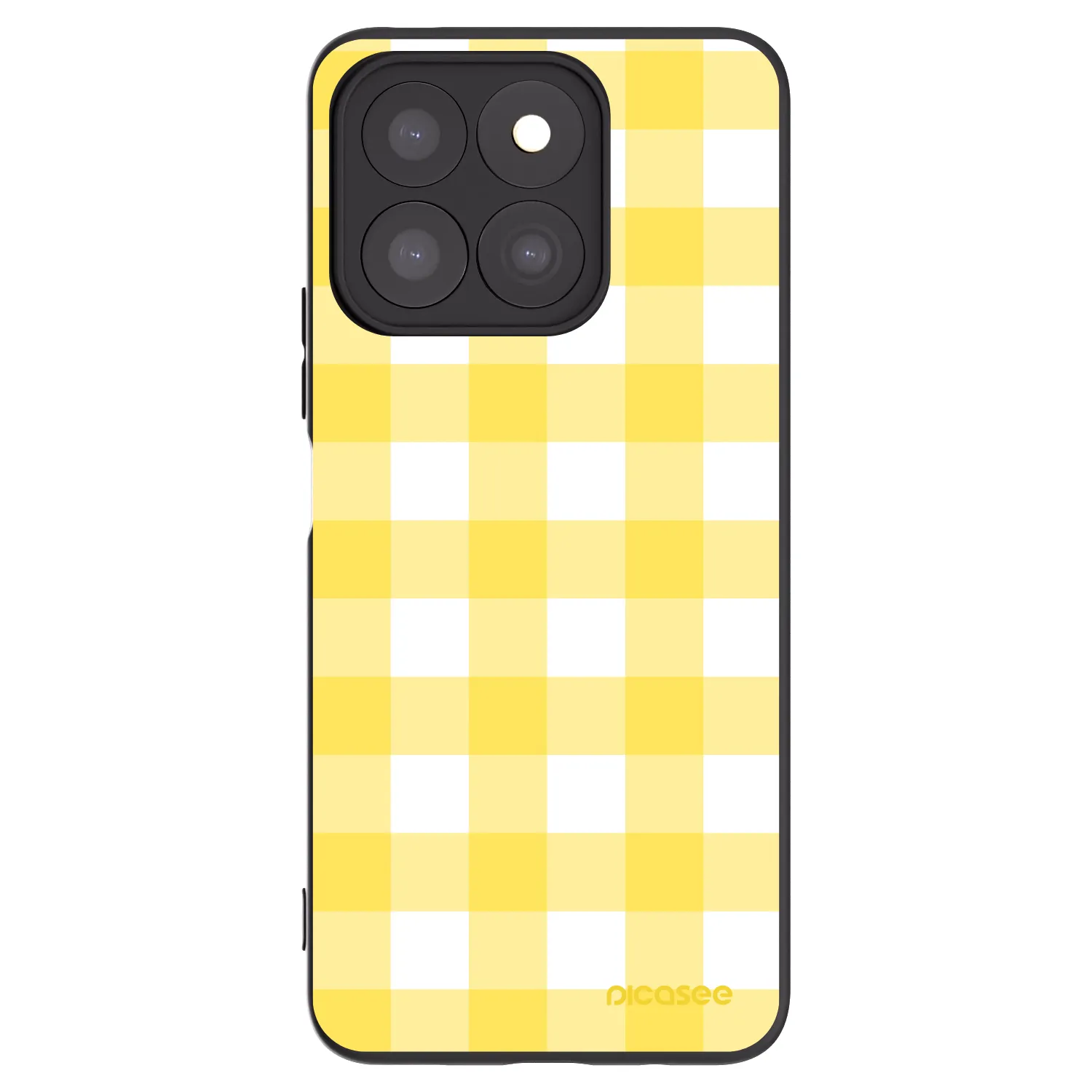 Picasee silikónový čierny obal pre Honor X8b - Gride lemon