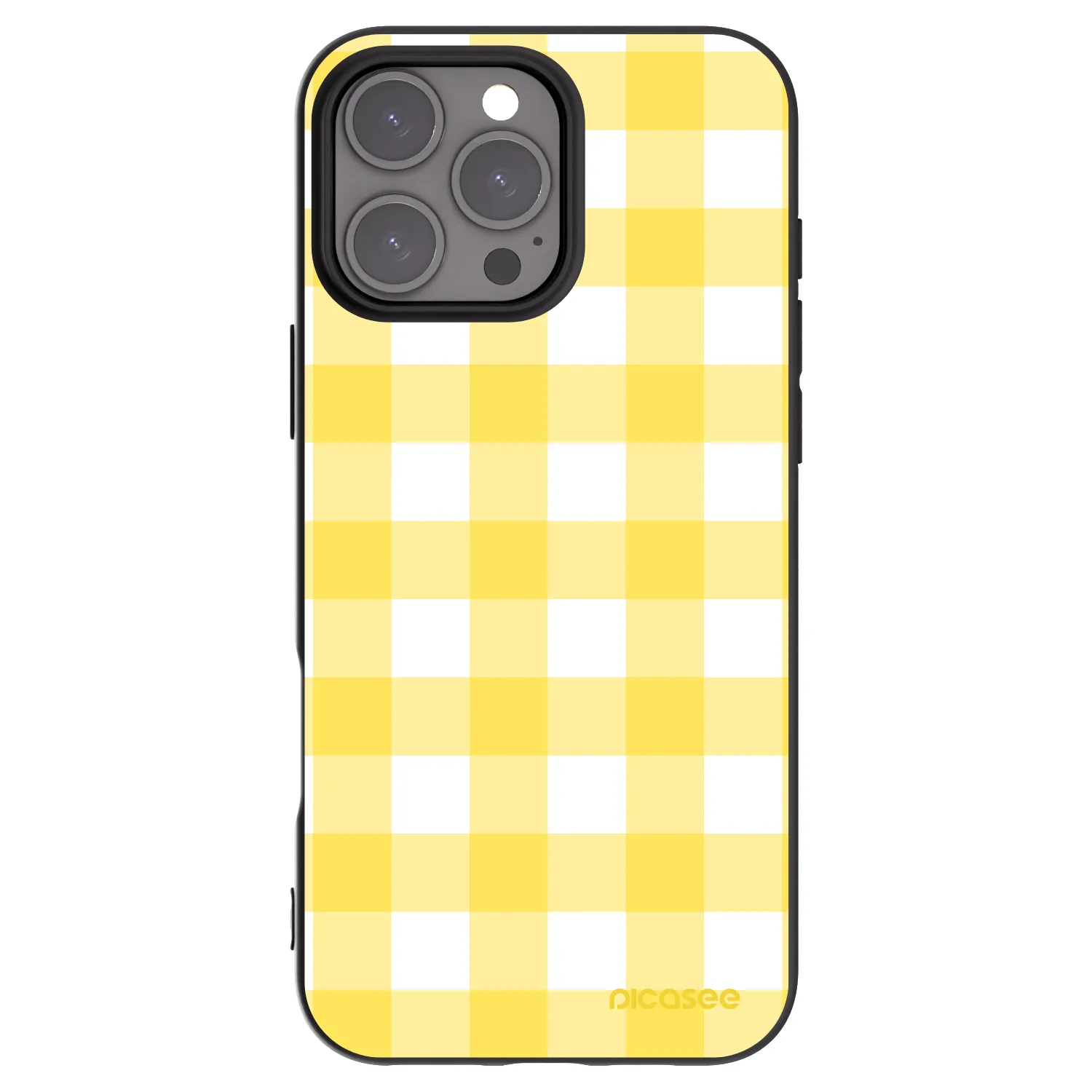 Picasee silikónový čierny obal pre Apple iPhone 16 Pro Max - Gride lemon
