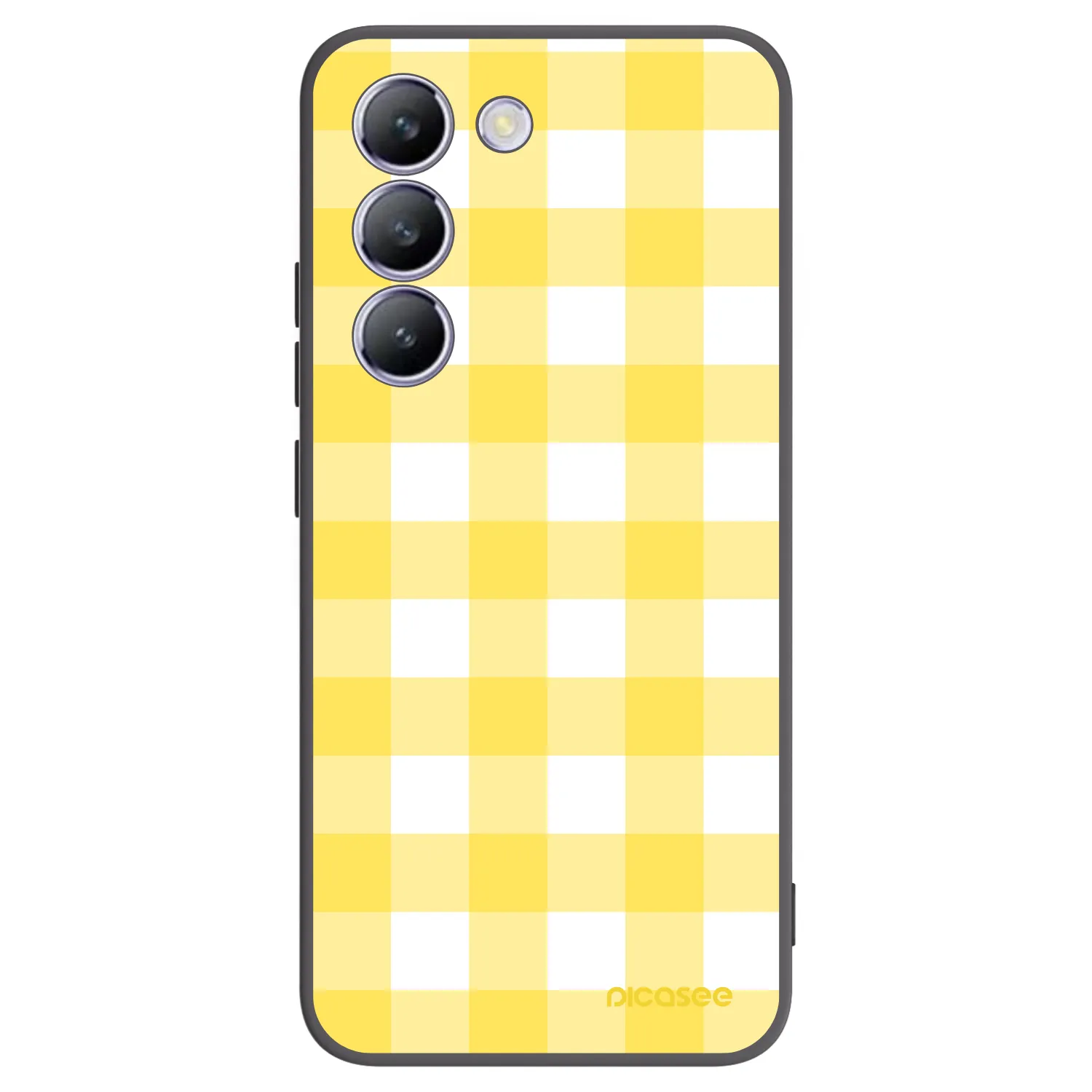 Picasee silikónový čierny obal pre Vivo V40 SE 5G - Gride lemon