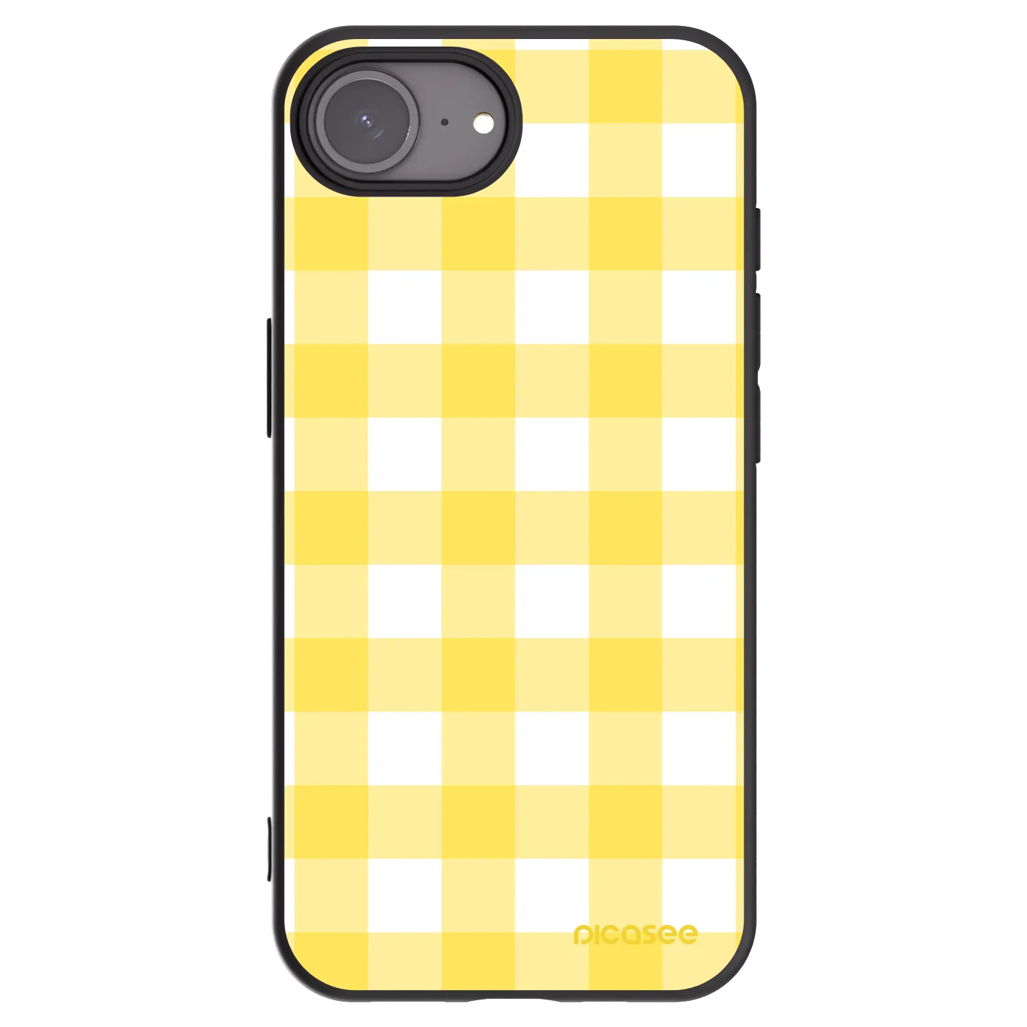 Picasee silikónový čierny obal pre Apple iPhone 16e - Gride lemon