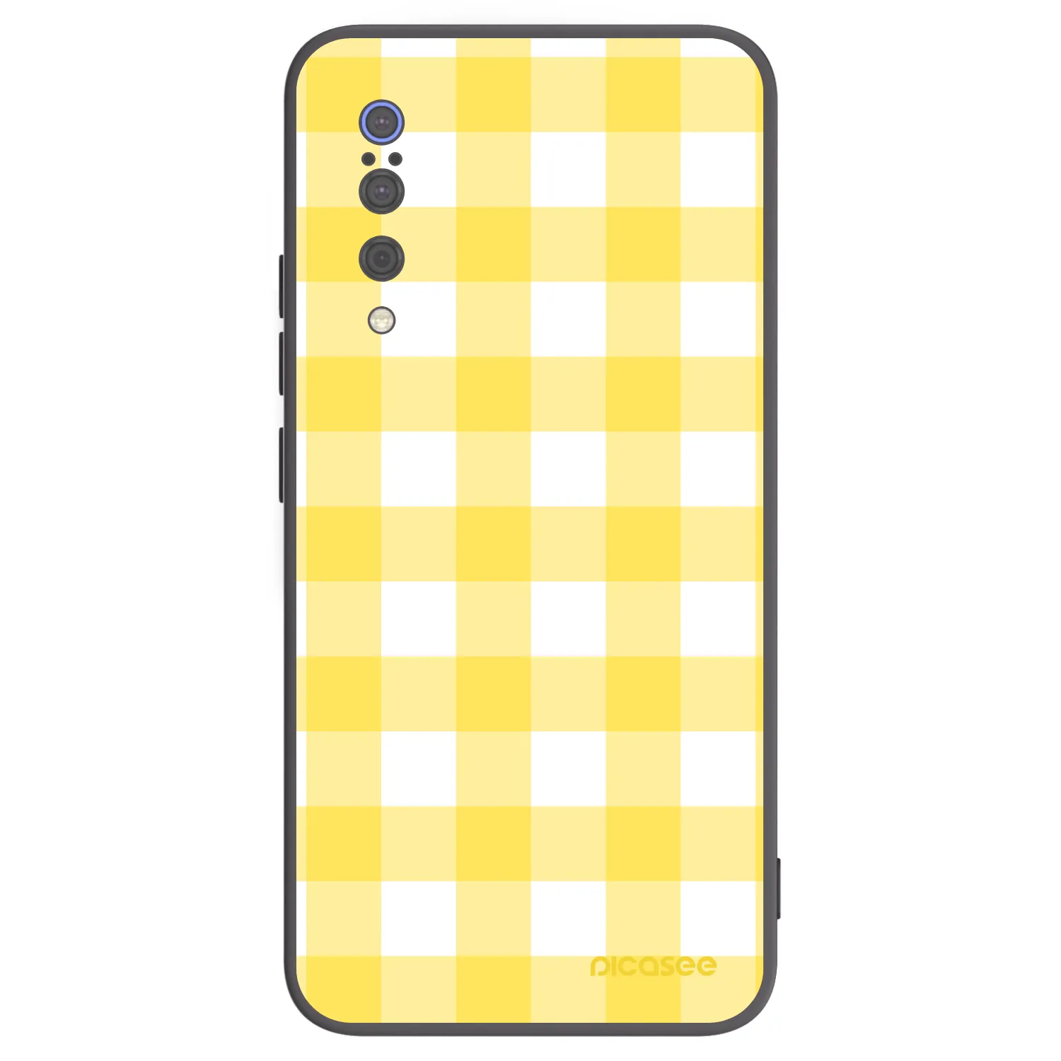 Picasee silikónový čierny obal pre Xiaomi Mi 9 - Gride lemon