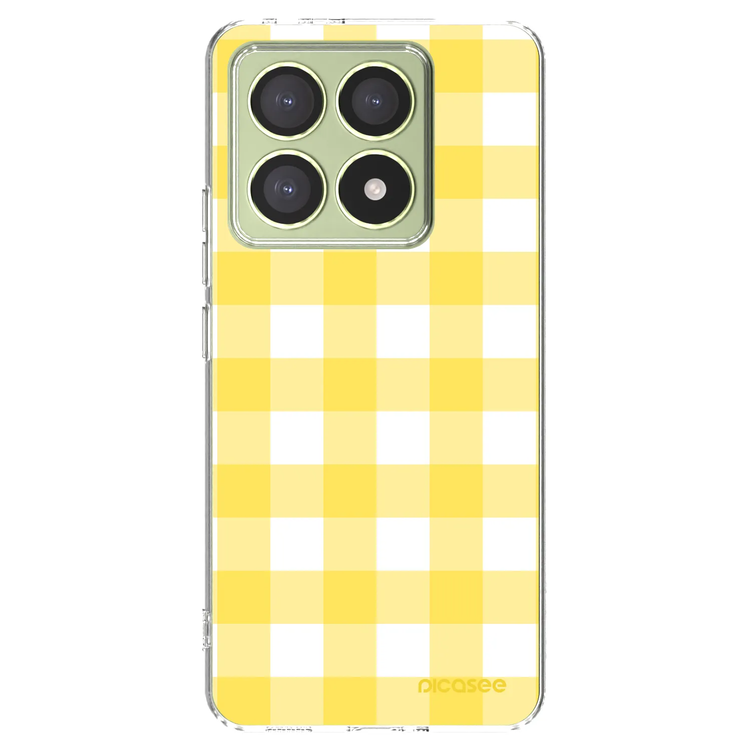 Picasee silikónový prehľadný obal pre Xiaomi 14T - Gride lemon