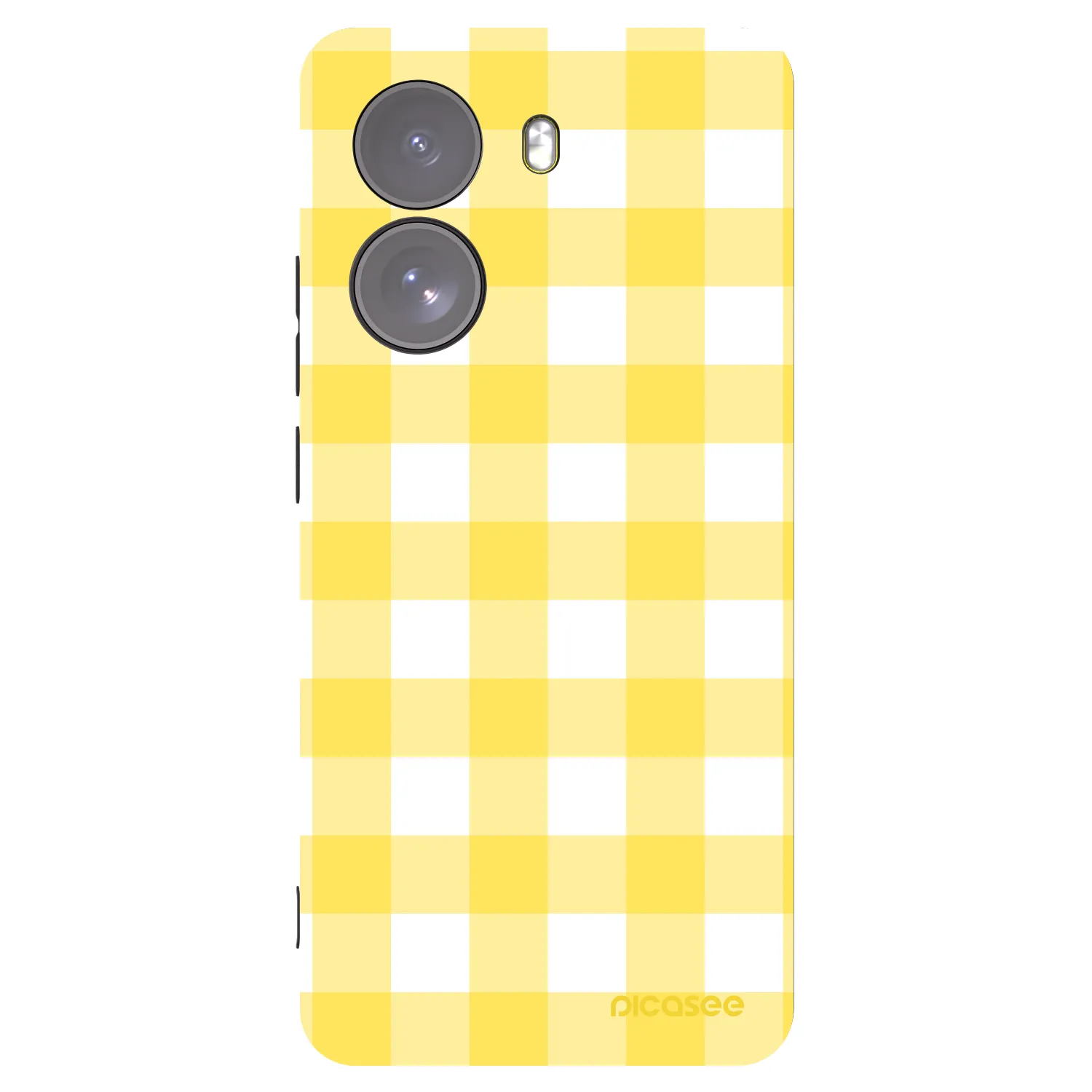 Picasee silikónový čierny obal pre Xiaomi Poco X7 - Gride lemon