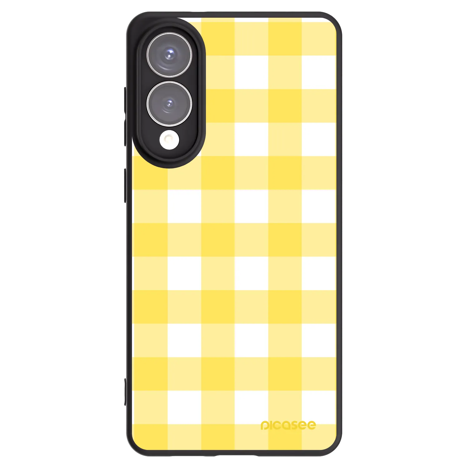Picasee silikónový čierny obal pre Samsung Galaxy S25 Edge 5G - Gride lemon