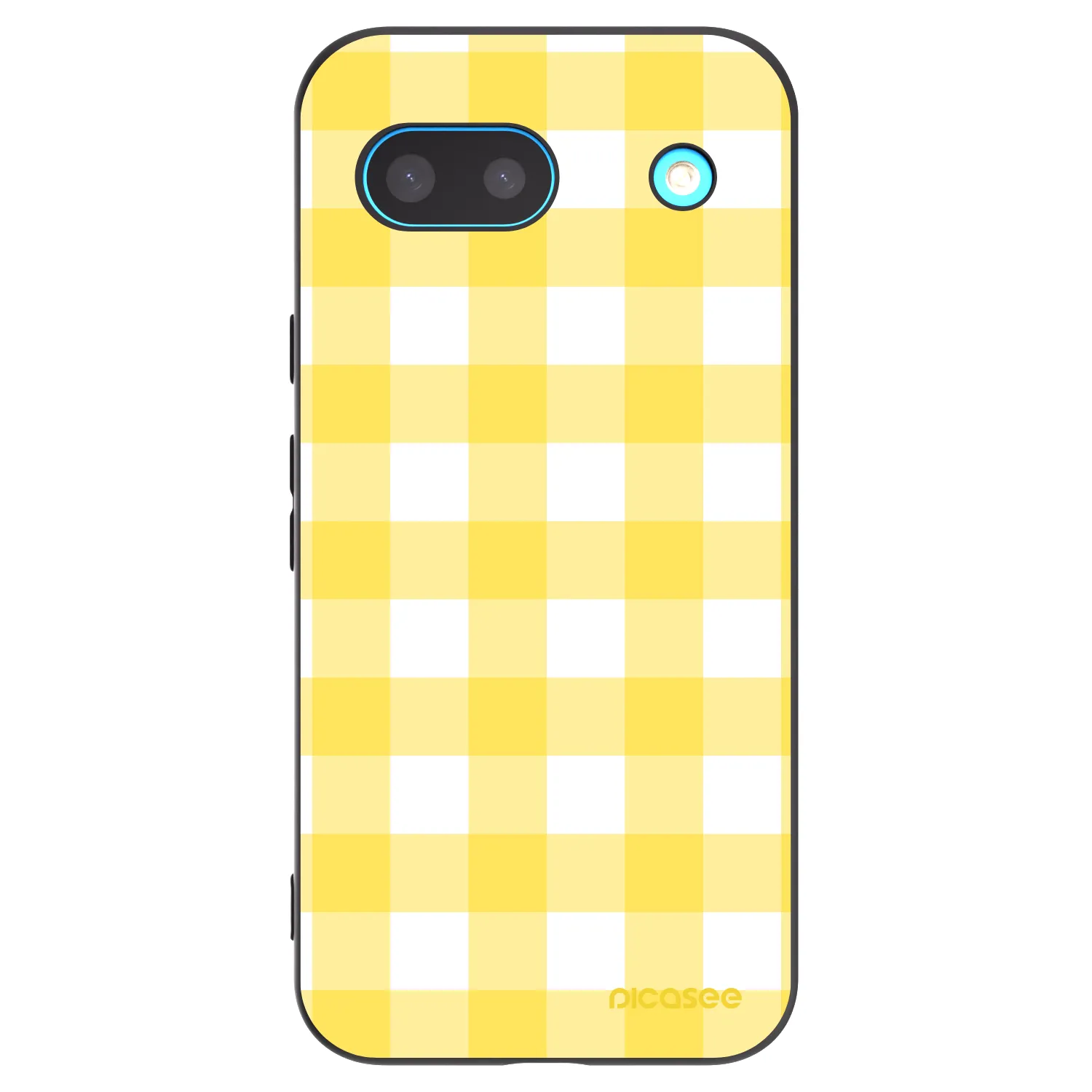 Picasee silikónový čierny obal pre Google Pixel 8 - Gride lemon
