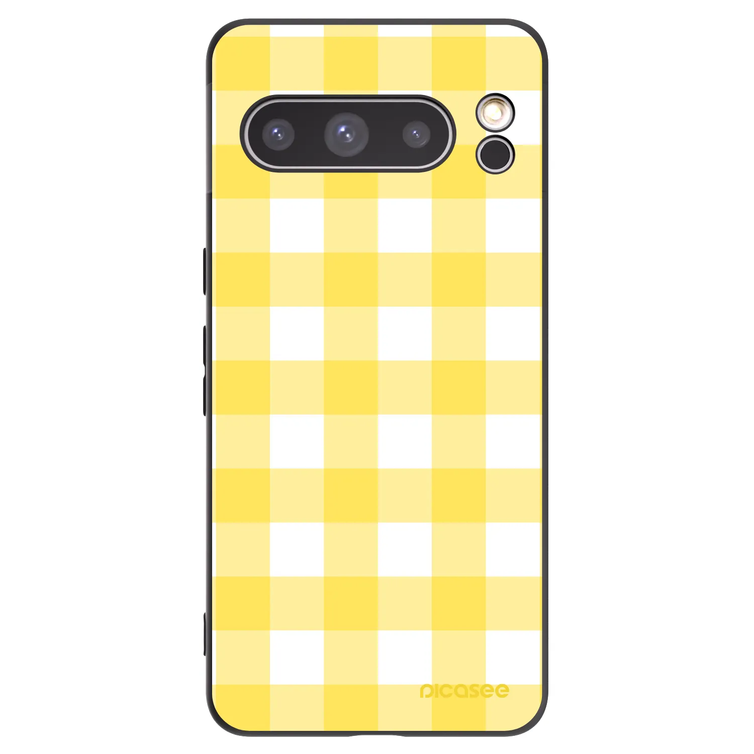 Picasee silikónový čierny obal pre Google Pixel 8 Pro - Gride lemon