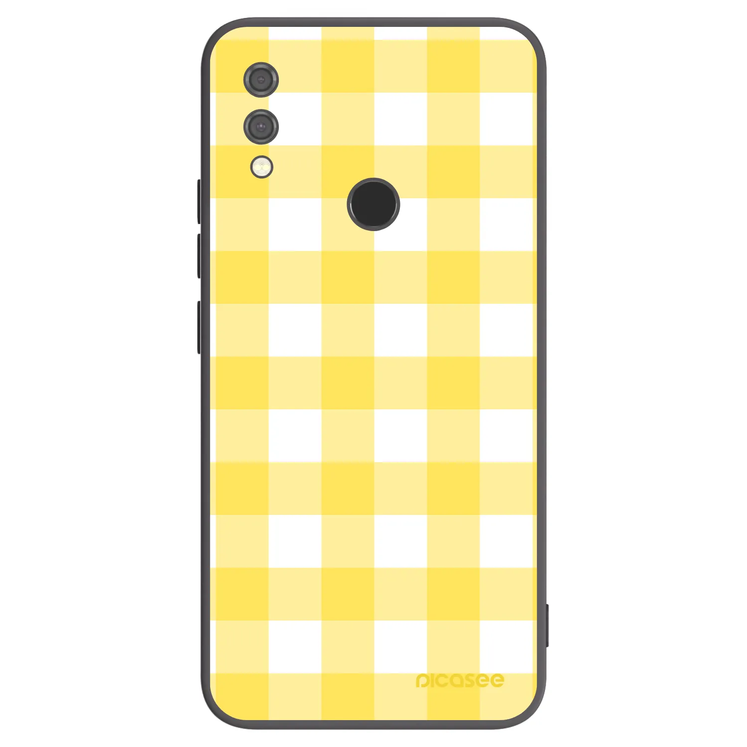 Picasee silikónový čierny obal pre Xiaomi Redmi Note 7 - Gride lemon