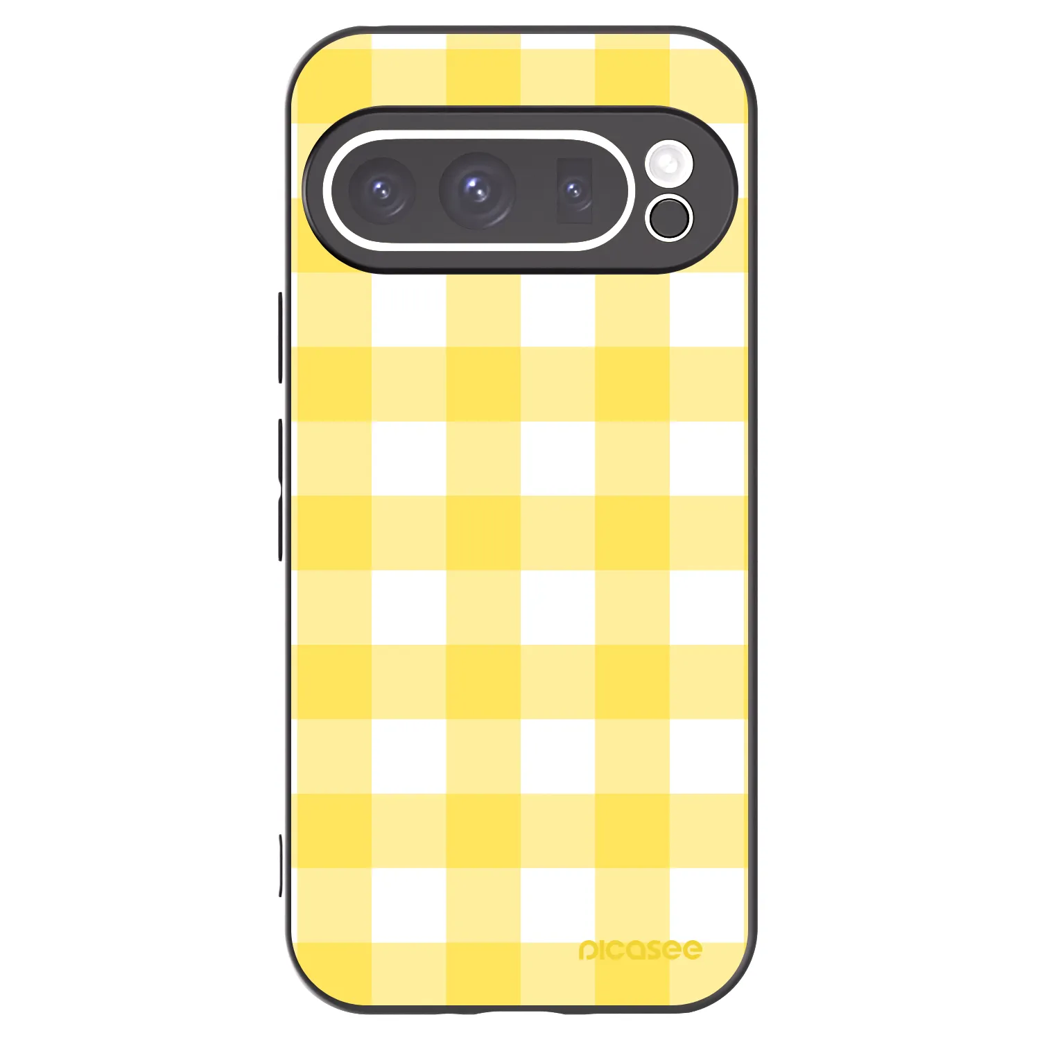 Picasee silikónový čierny obal pre Google Pixel 9 Pro - Gride lemon
