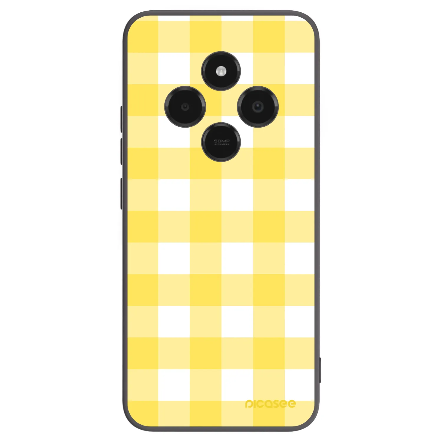 Picasee silikónový čierny obal pre Xiaomi Poco C75 - Gride lemon