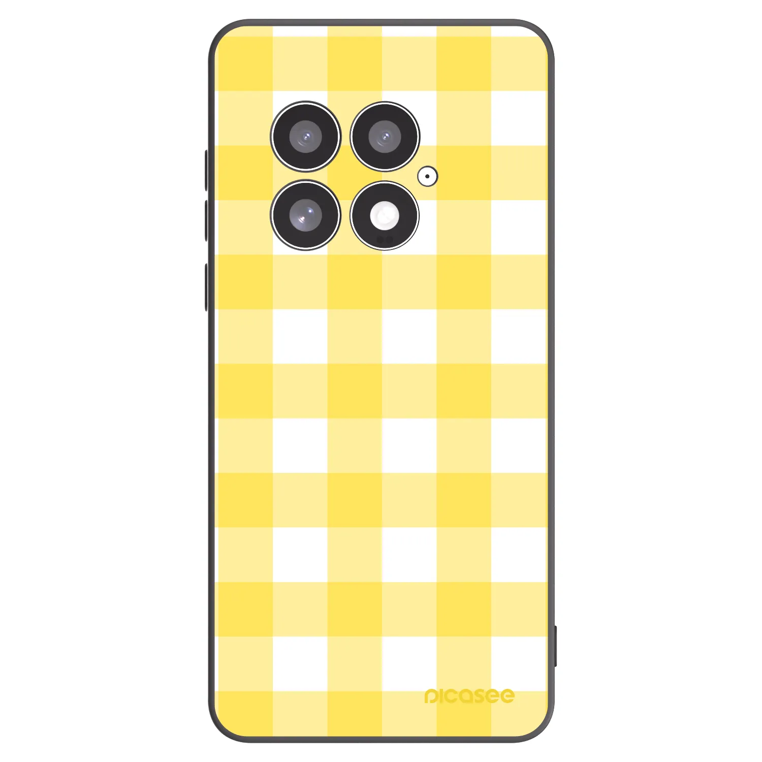 Picasee silikónový čierny obal pre OnePlus 13 5G - Gride lemon