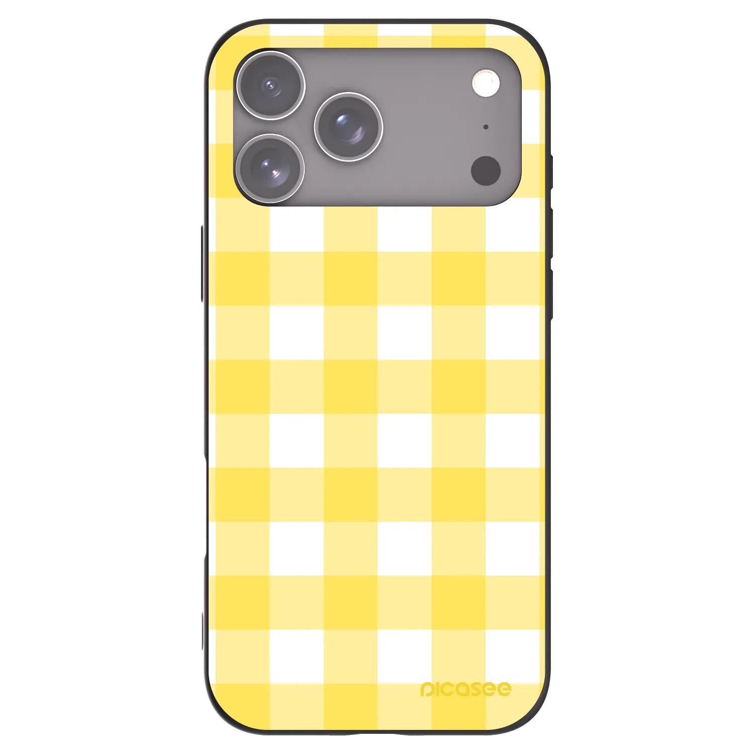 Picasee silikónový čierny obal pre Apple iPhone 17 Pro Max - Gride lemon