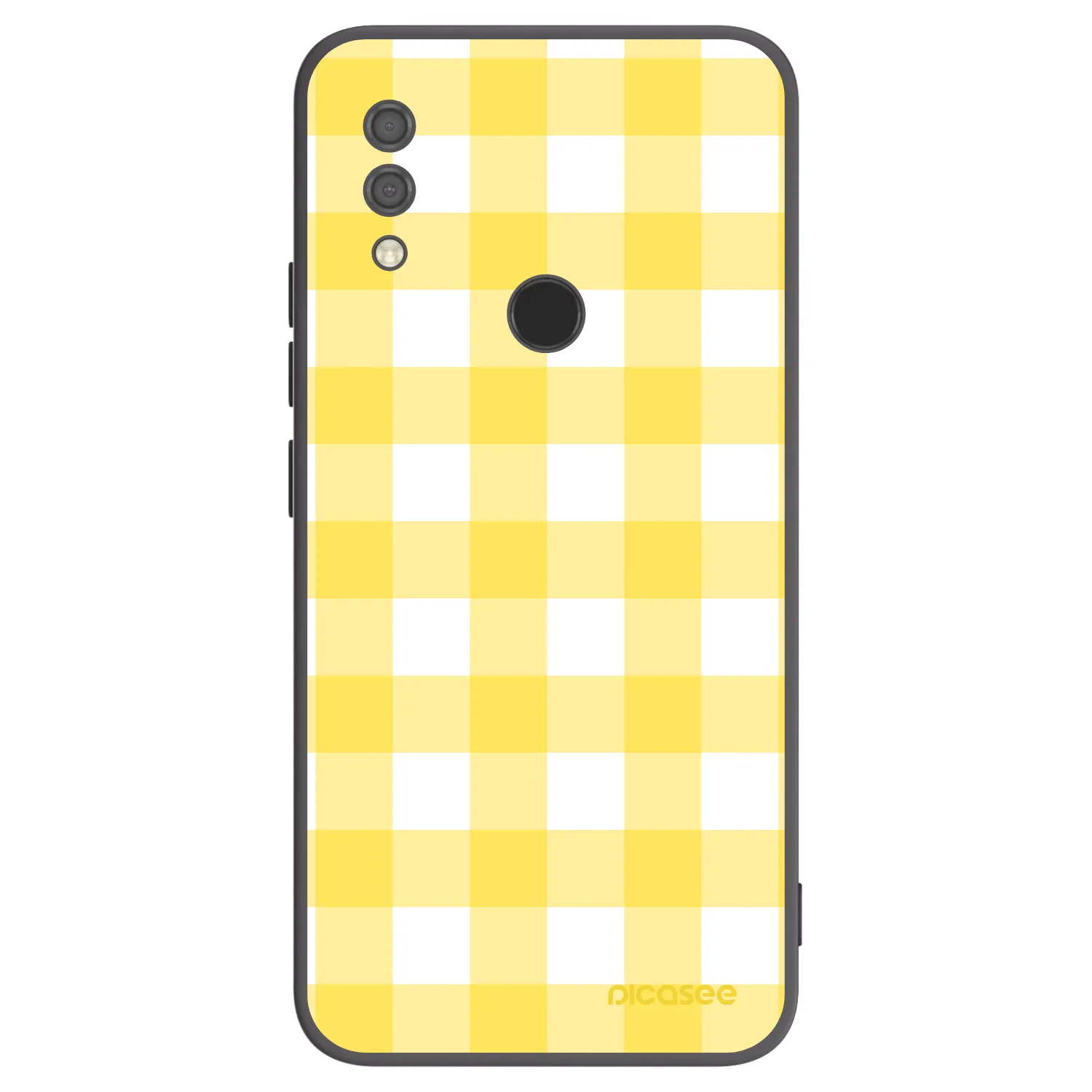 Picasee silikónový čierny obal pre Xiaomi Redmi 7 - Gride lemon