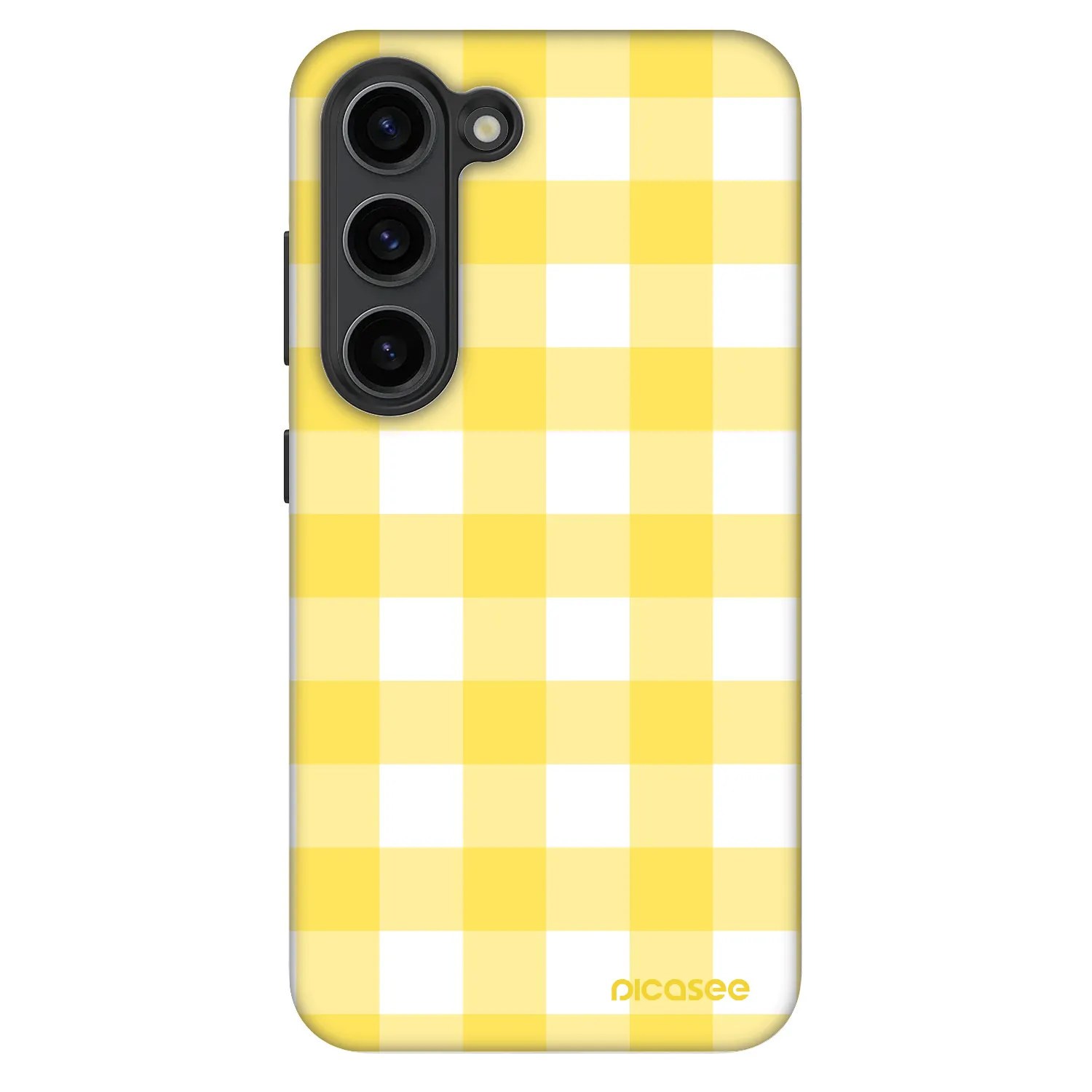 Picasee Fashion Case pre Samsung Galaxy S23 5G - Gride lemon