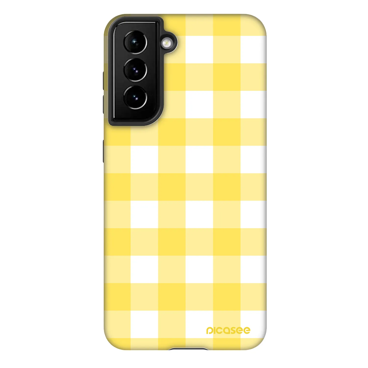 Picasee Fashion Case pre Samsung Galaxy S22 5G - Gride lemon