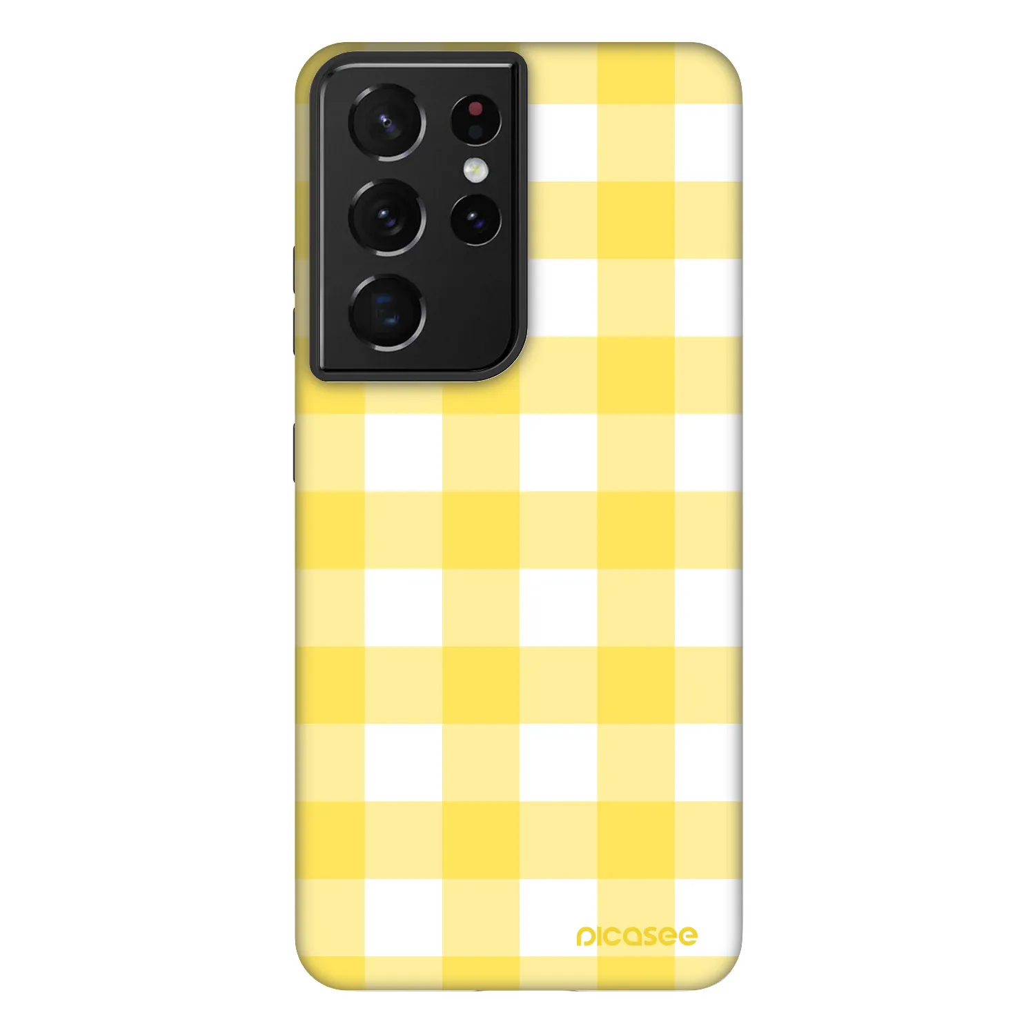 Picasee Fashion Case pre Samsung Galaxy S21 Ultra 5G G998B - Gride lemon