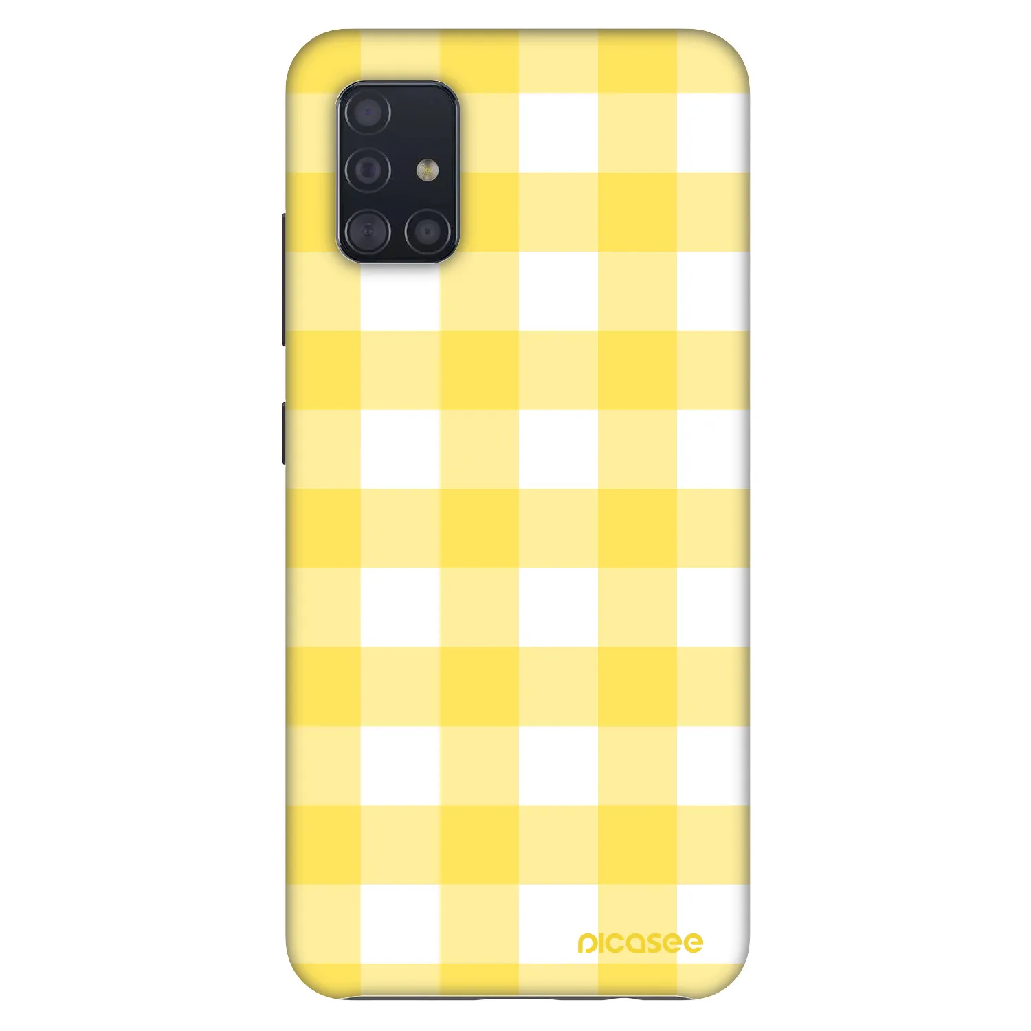 Picasee Fashion Case pre Samsung Galaxy A51 A515F - Gride lemon