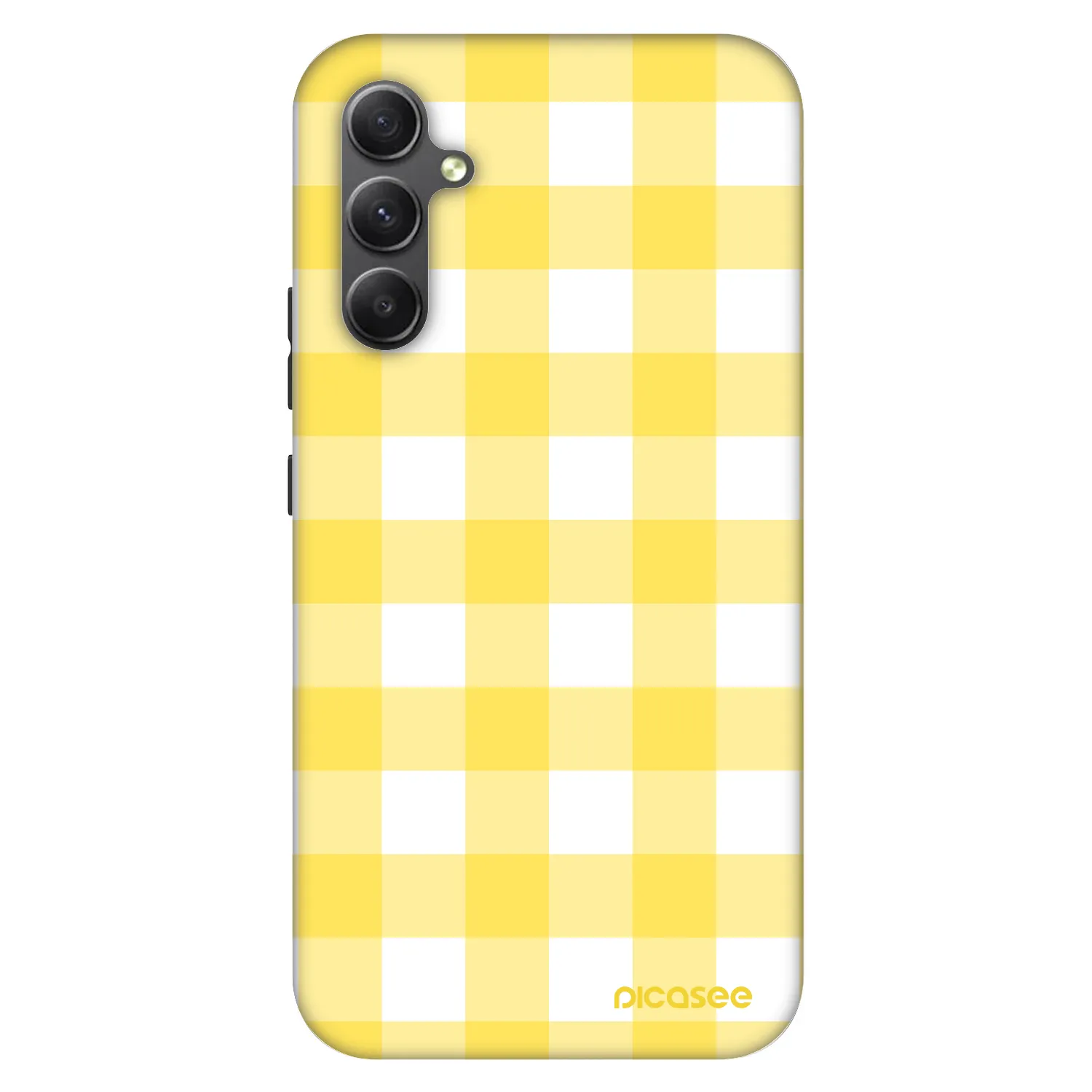 Picasee Fashion Case pre Samsung Galaxy A34 5G A346B - Gride lemon