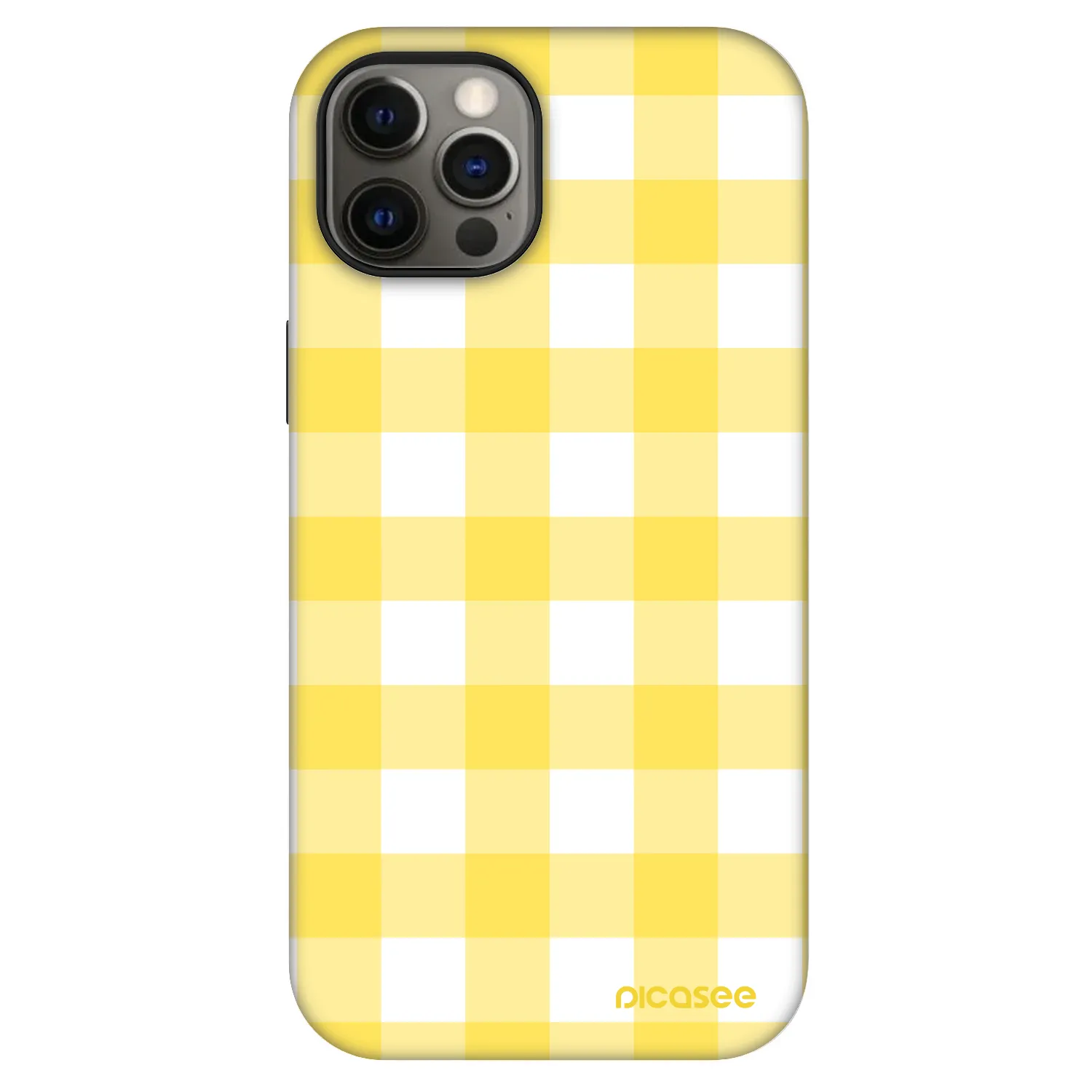 Picasee Fashion Case MagSafe pre Apple iPhone 12 Pro - Gride lemon
