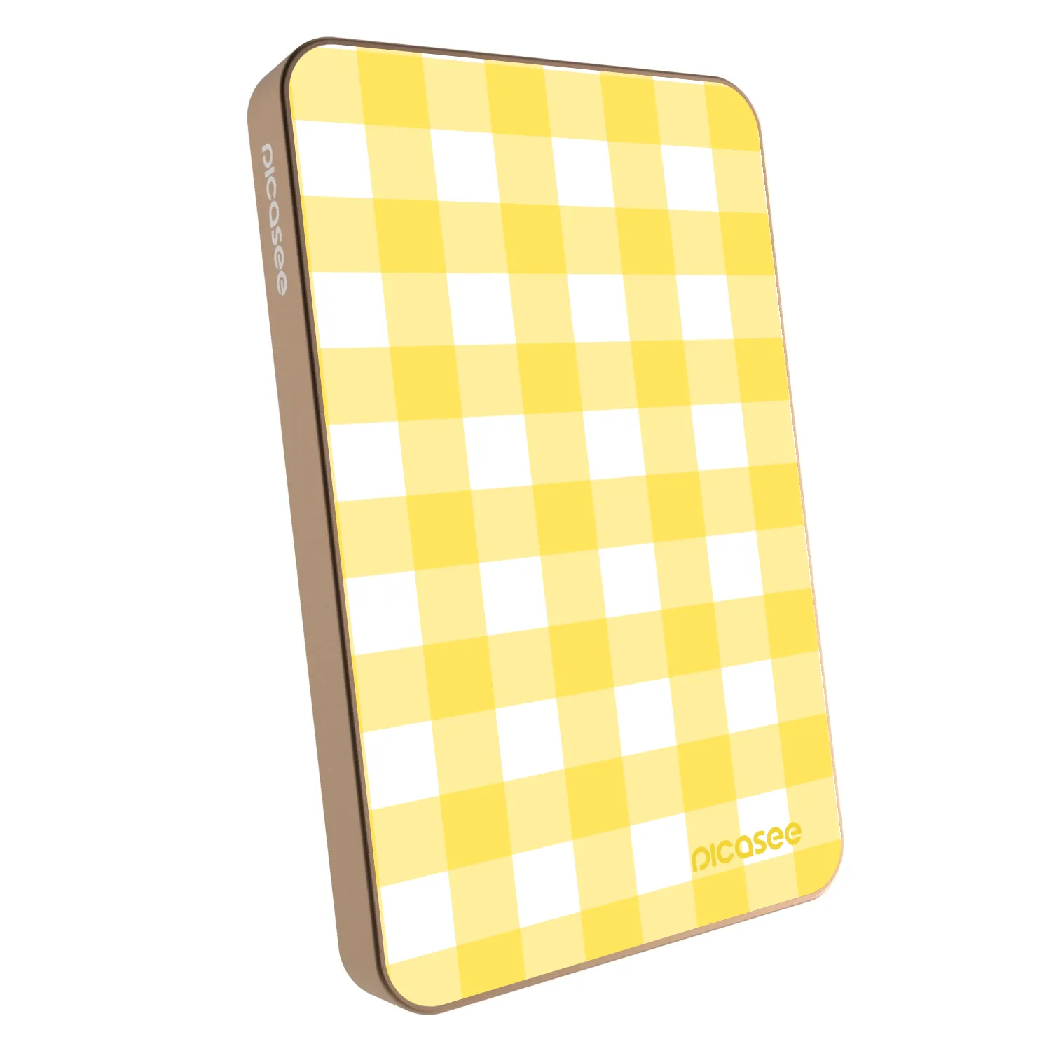 Picasee Powerbanka s MagSafe 5 000 mAh Zlatá - Gride lemon