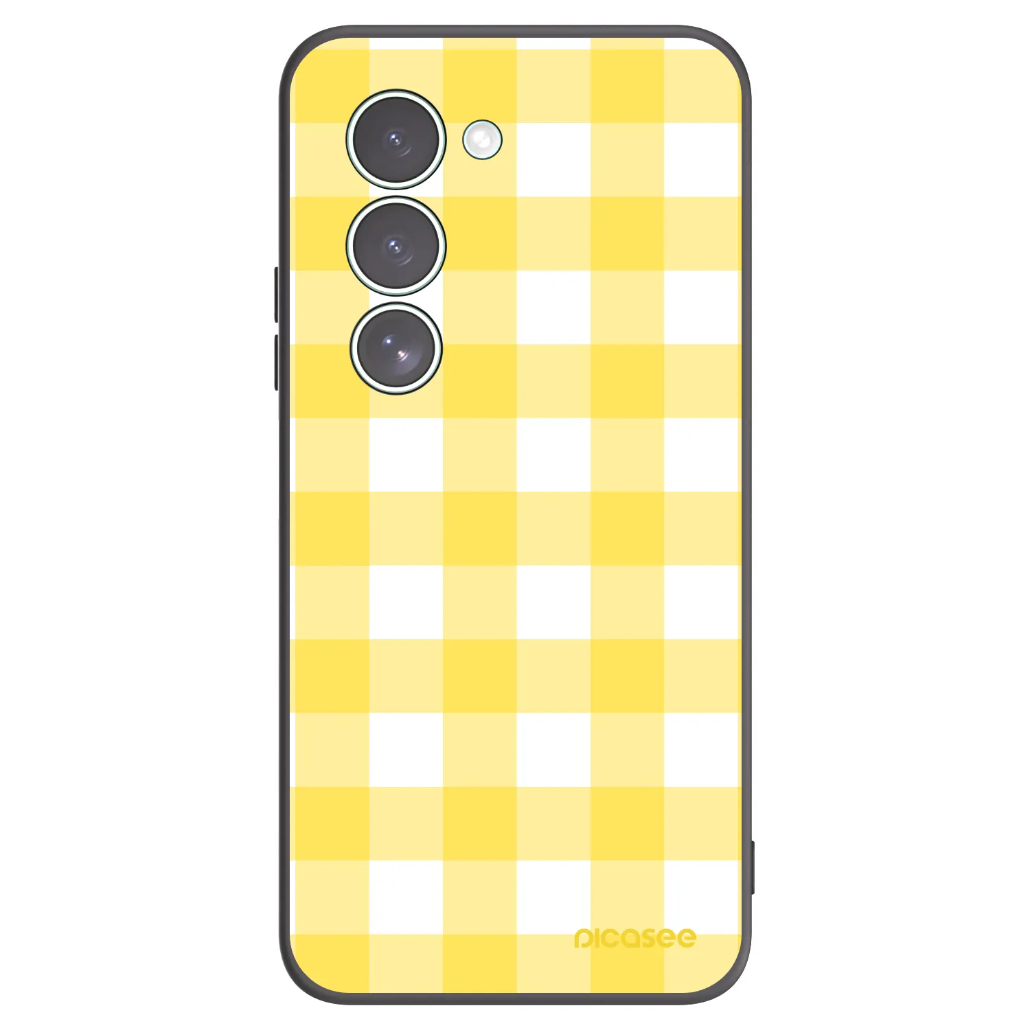 Picasee silikónový čierny obal pre Xiaomi Redmi 15 5G - Gride lemon
