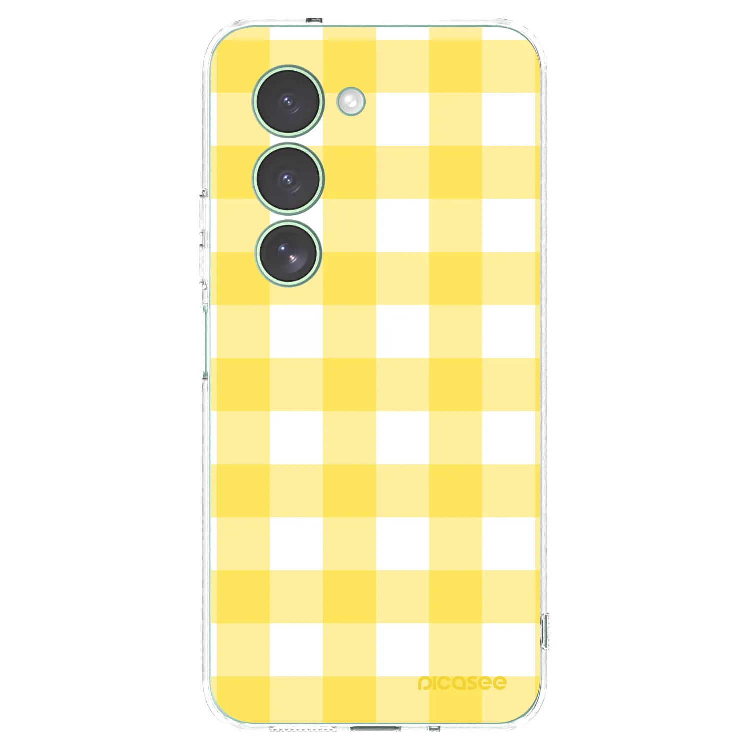 Picasee silikónový prehľadný obal pre Xiaomi Redmi 15 5G - Gride lemon
