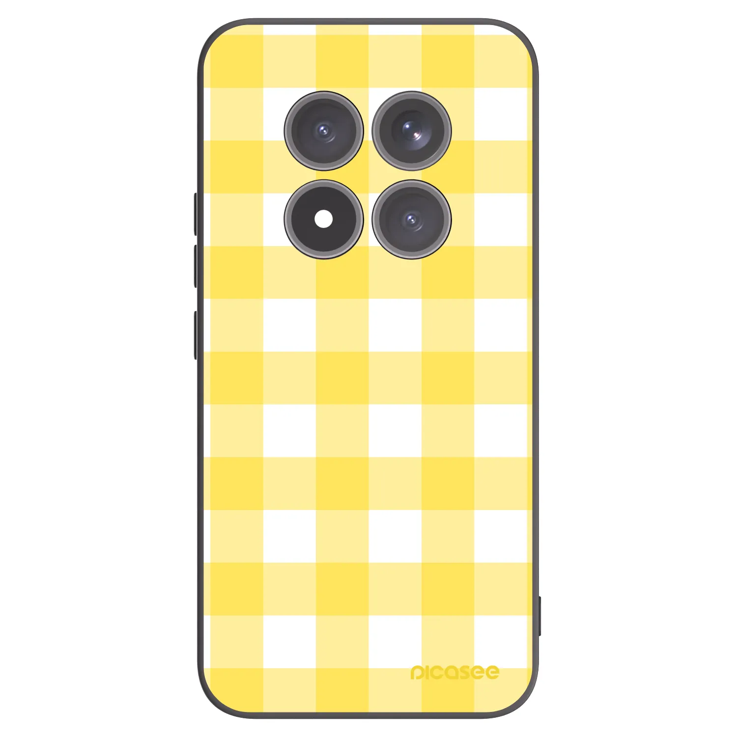 Picasee silikónový čierny obal pre Xiaomi Redmi Note 15 Pro+ - Gride lemon