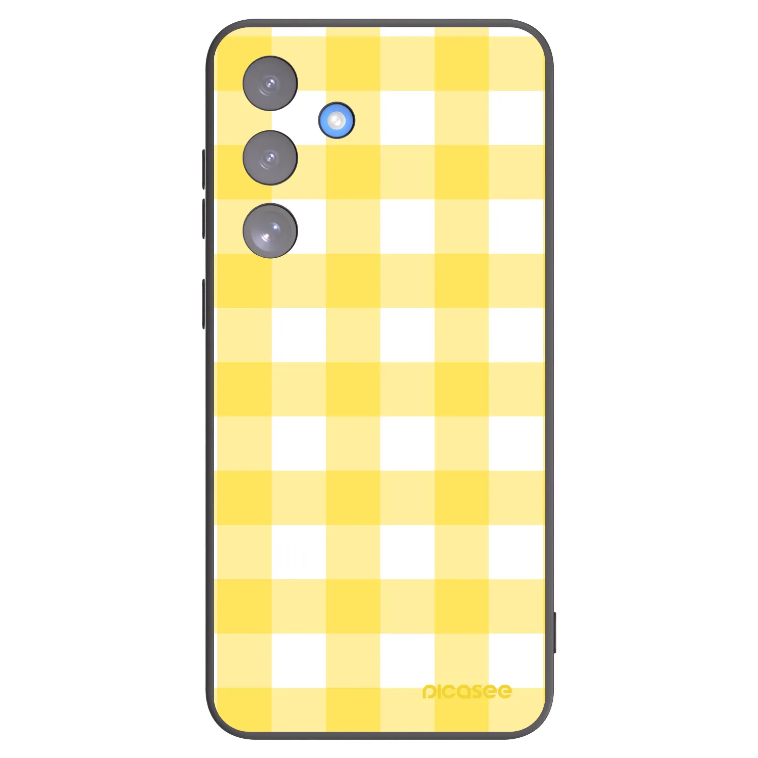 Picasee silikónový čierny obal pre Samsung Galaxy S25 FE 5G - Gride lemon