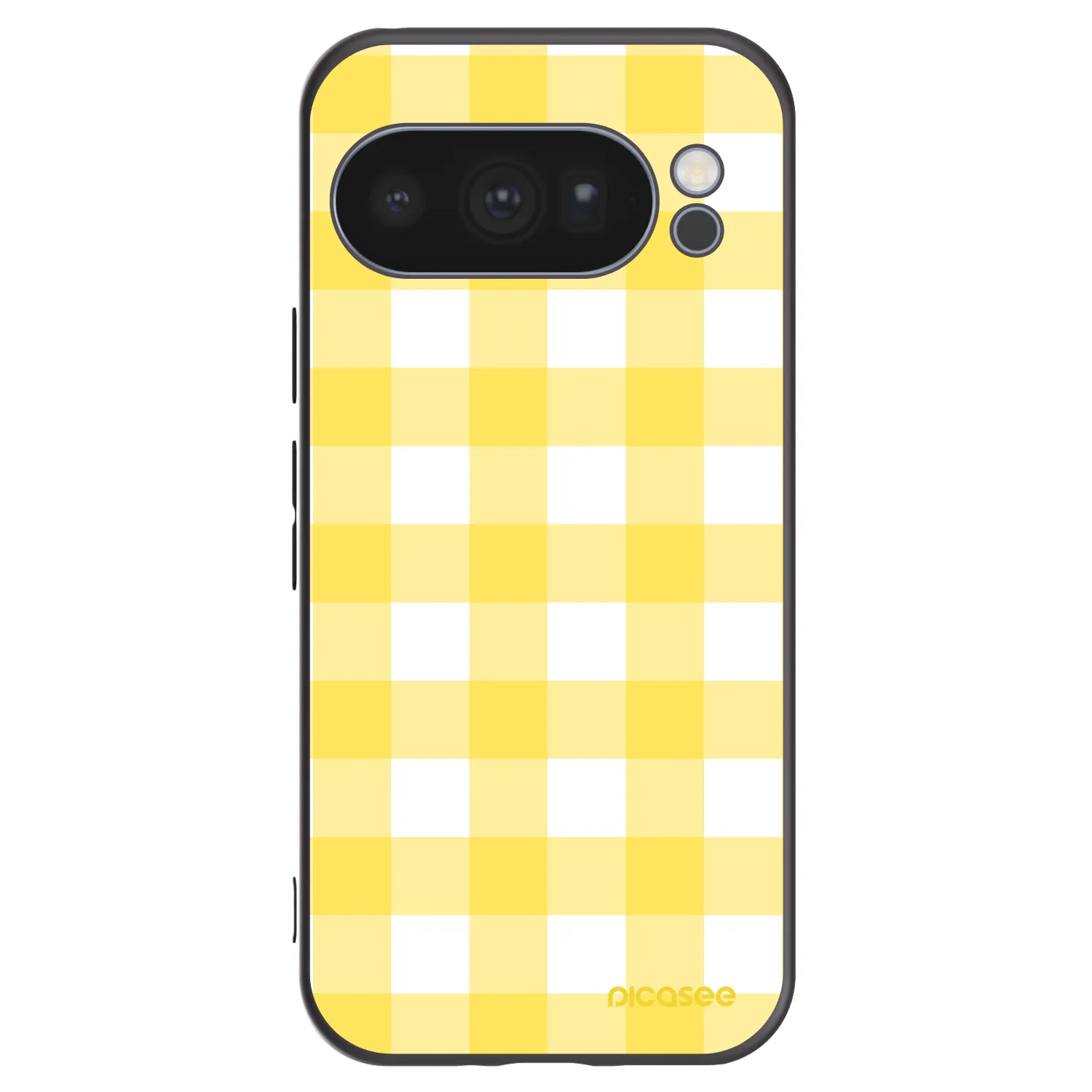 Picasee silikónový čierny obal pre Google Pixel 10 Pro - Gride lemon