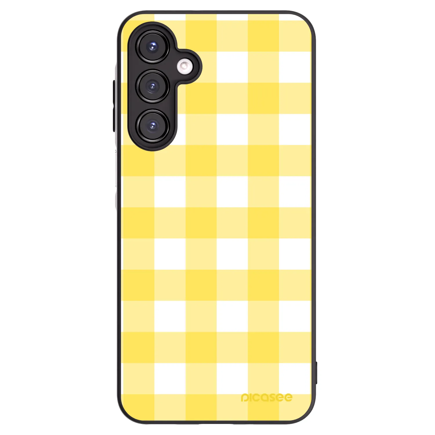 Picasee silikónový čierny obal pre Samsung Galaxy A16 4G - Gride lemon