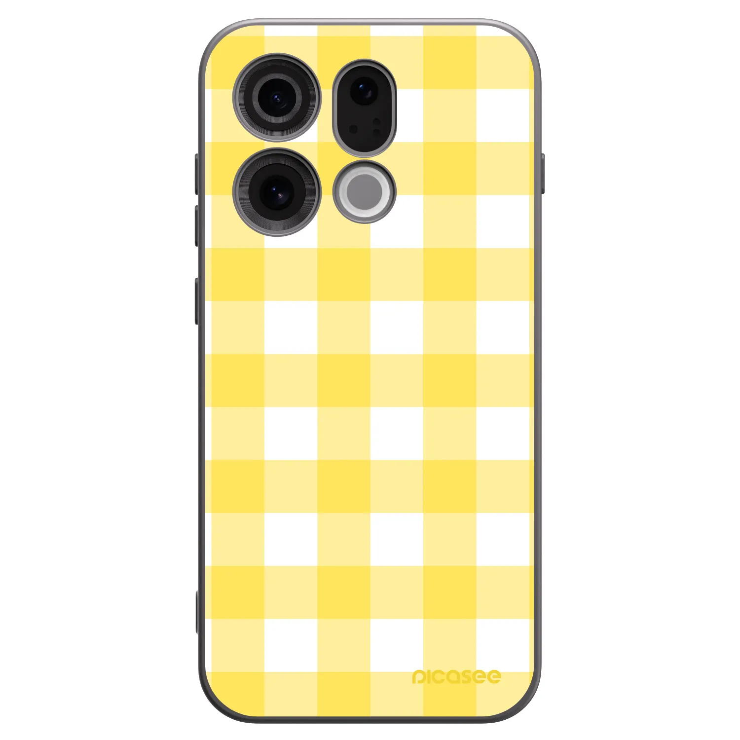 Picasee silikónový čierny obal pre OPPO Find X9 - Gride lemon