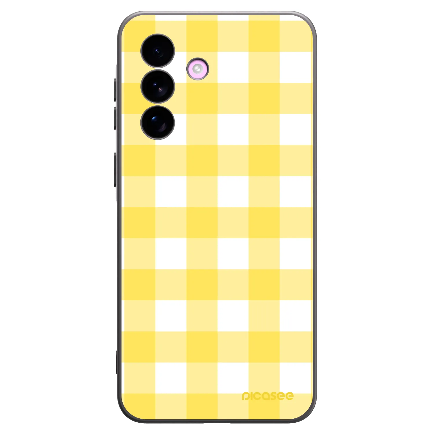 Picasee silikónový čierny obal pre Samsung Galaxy A57 5G - Gride lemon
