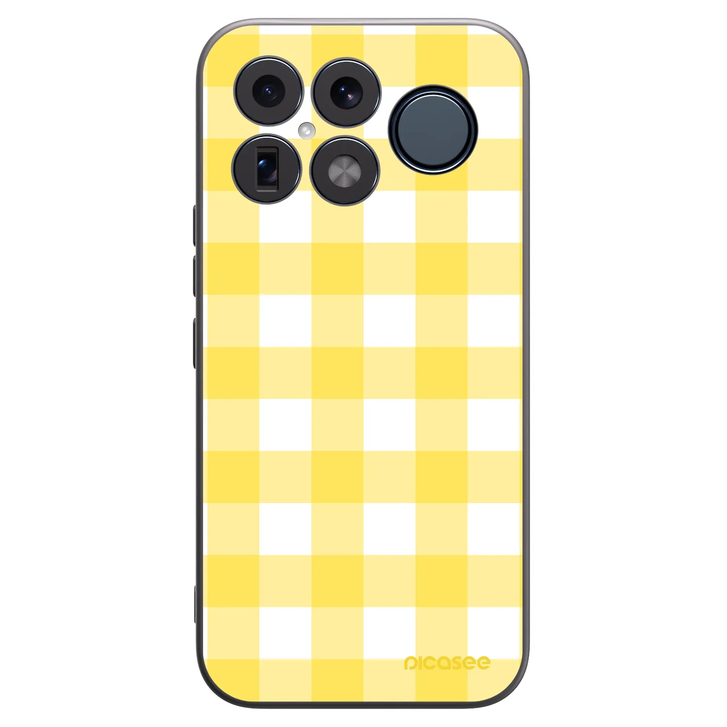 Picasee silikónový čierny obal pre Xiaomi Poco F8 Ultra - Gride lemon