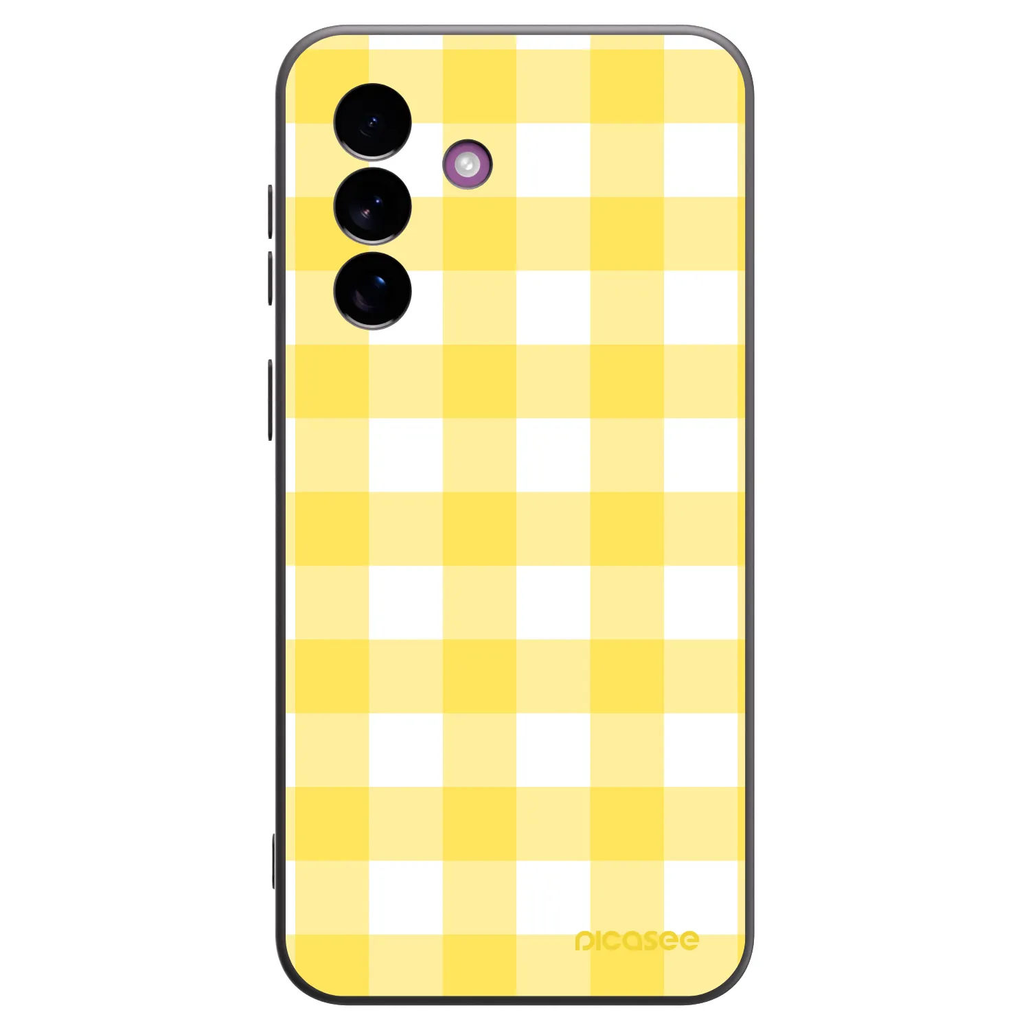 Picasee silikónový čierny obal pre Samsung Galaxy A37 - Gride lemon