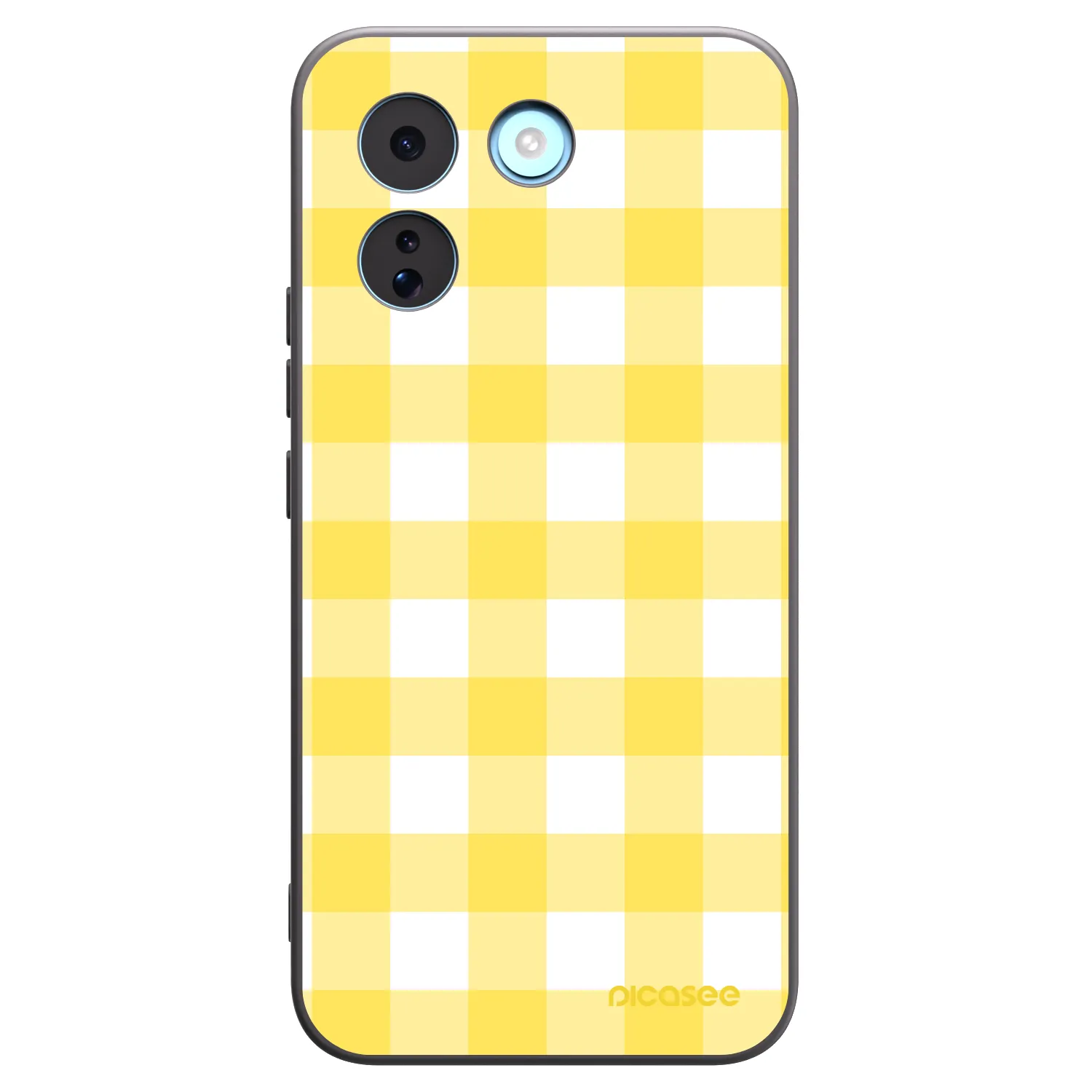 Picasee silikónový čierny obal pre Xiaomi Redmi Note 17 Pro MAX 5G - Gride lemon
