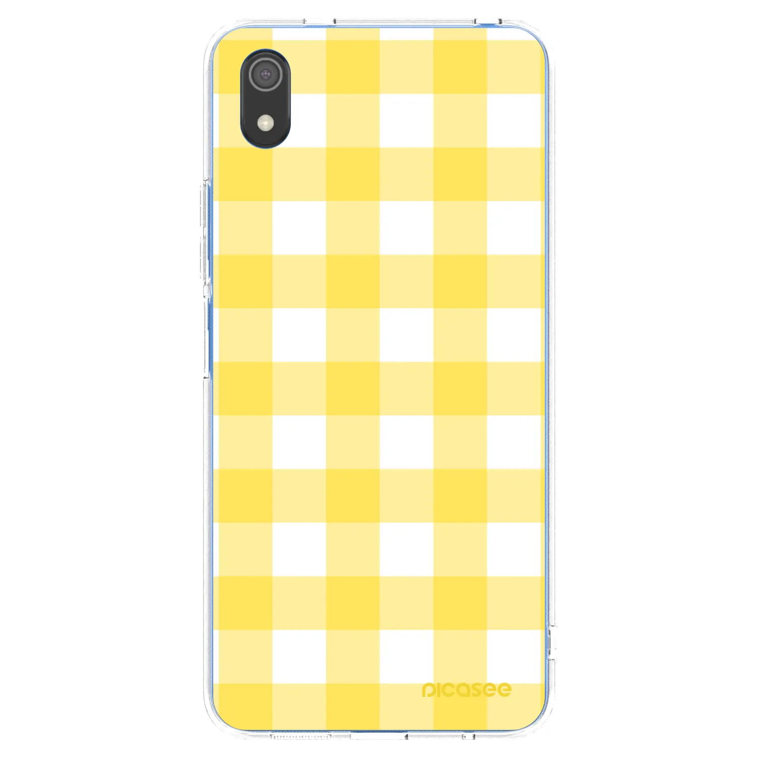Picasee silikónový prehľadný obal pre Xiaomi Redmi 7A - Gride lemon