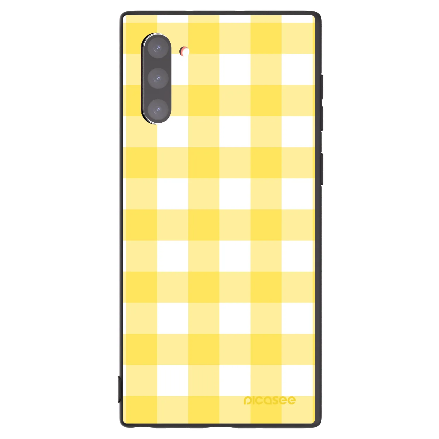 Picasee silikónový čierny obal pre Samsung Galaxy Note 10 N970F - Gride lemon