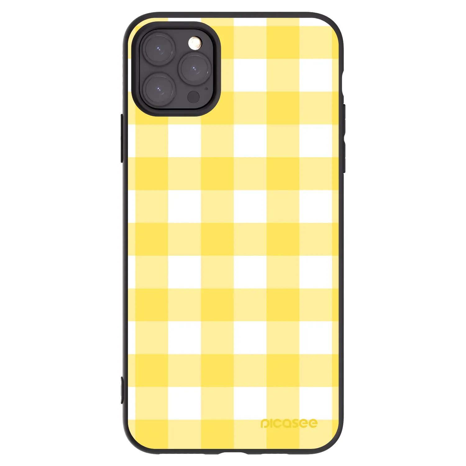 Picasee silikónový čierny obal pre Apple iPhone 11 Pro Max - Gride lemon