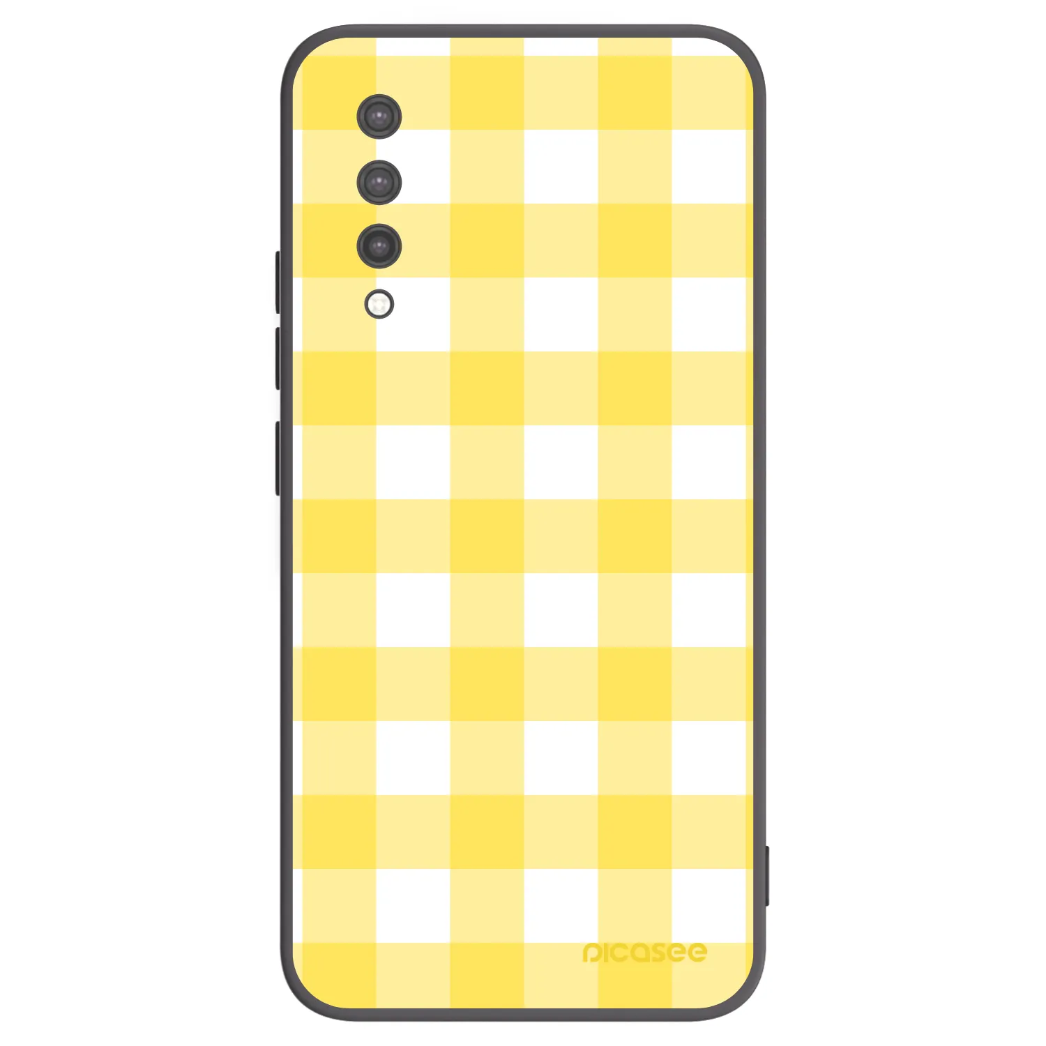 Picasee silikónový čierny obal pre Xiaomi Mi 9 Lite - Gride lemon