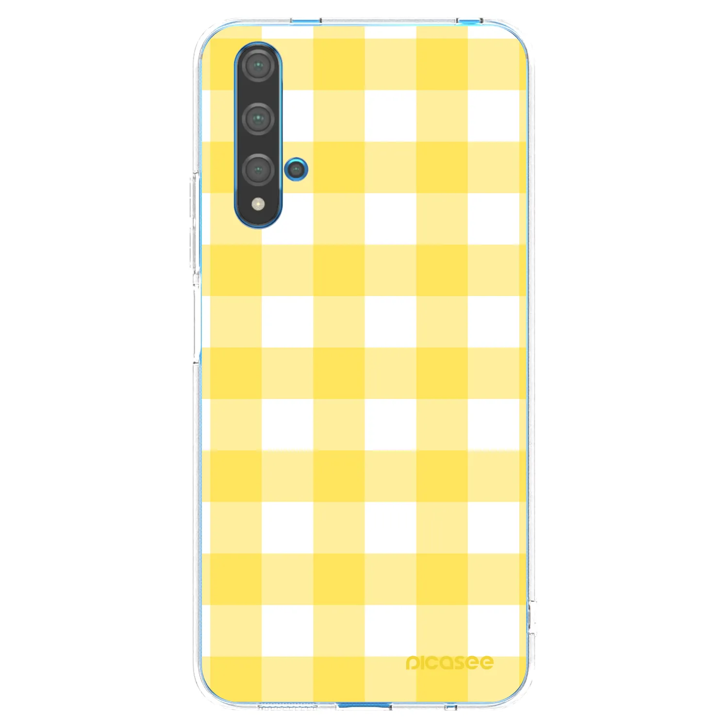 Picasee silikónový prehľadný obal pre Huawei Nova 5T - Gride lemon