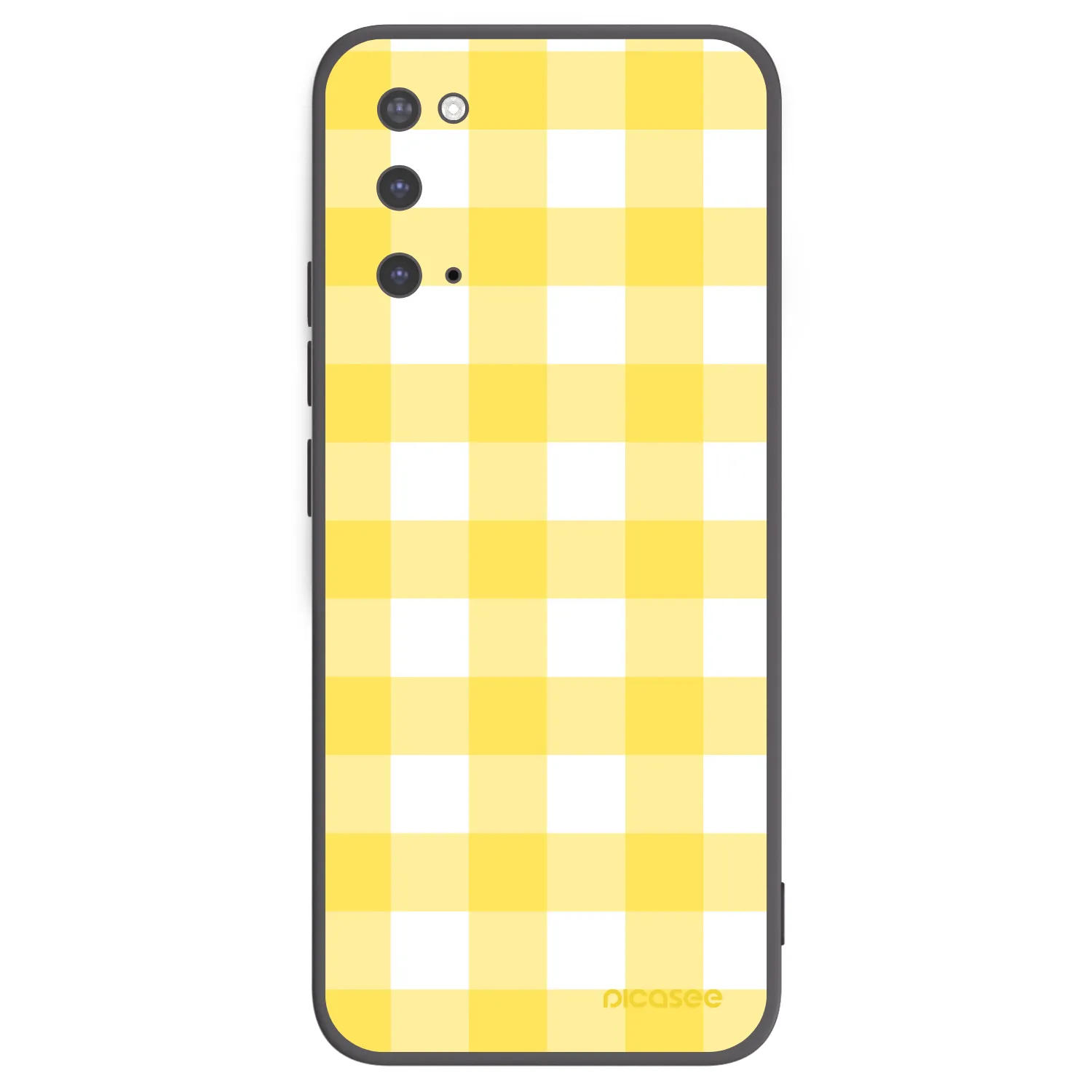 Picasee silikónový čierny obal pre Samsung Galaxy S20 G980F - Gride lemon